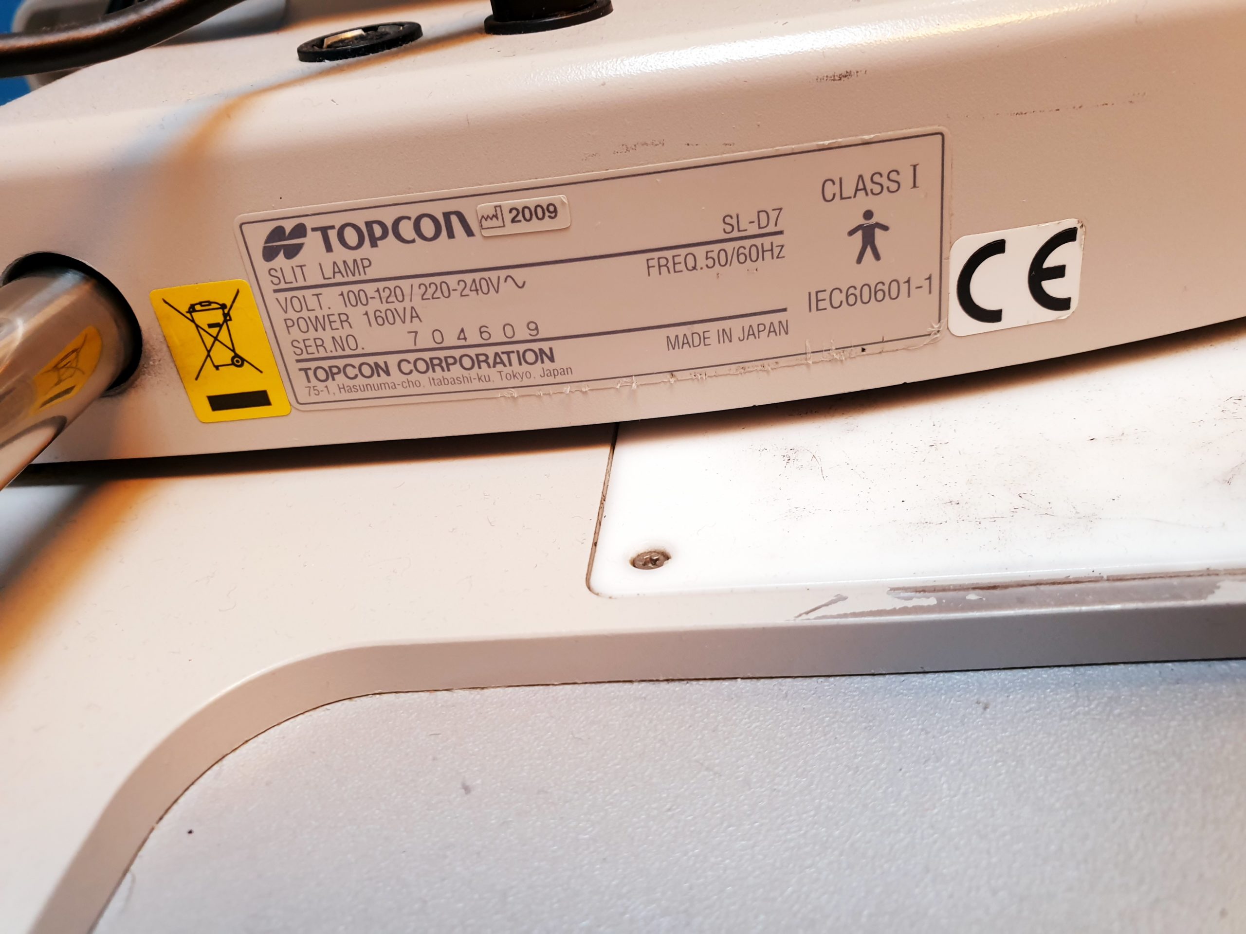 Topcon Ophtalmologische Einheit : SL-D7 + kr-8900 + CV-5000 + KB-50 + Haag Streit AT 900 + …. thumbnail 18