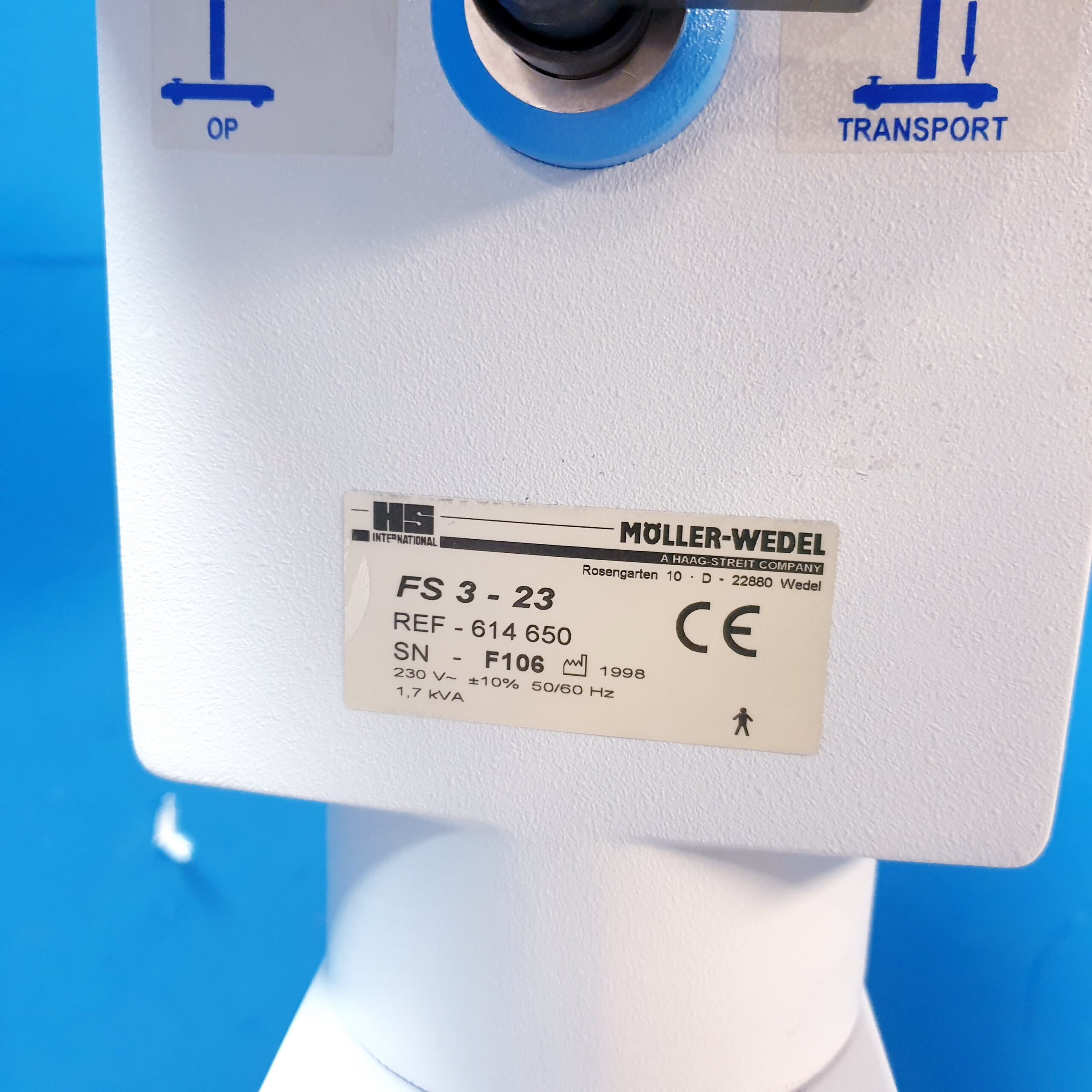 Möller Wedel VM 900, 656 116 Operationsmikroskop + FS3‑23, 614 650 Stativ thumbnail 6