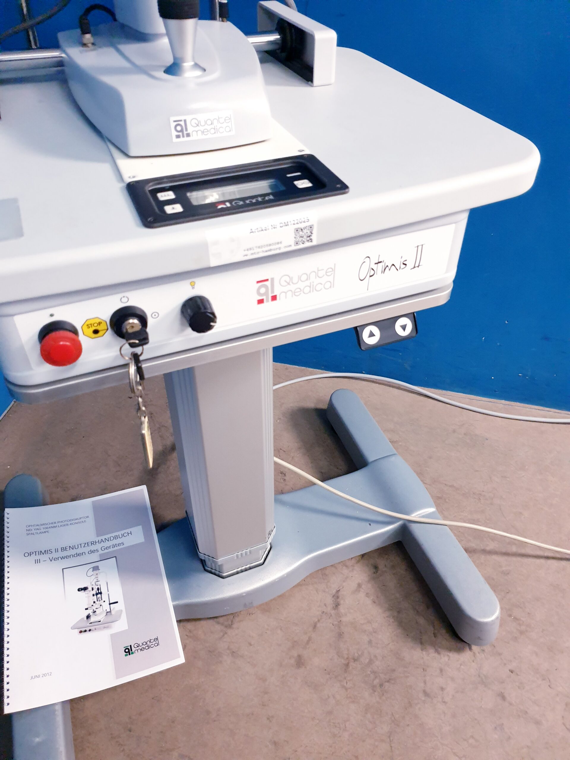 Optimis II YAG-Laser Nd (YAG)-Laser Optimis II YAG-Laser Quantel Medical Optimis II ophthalmologische Laser-Spaltlampe, thumbnail 2