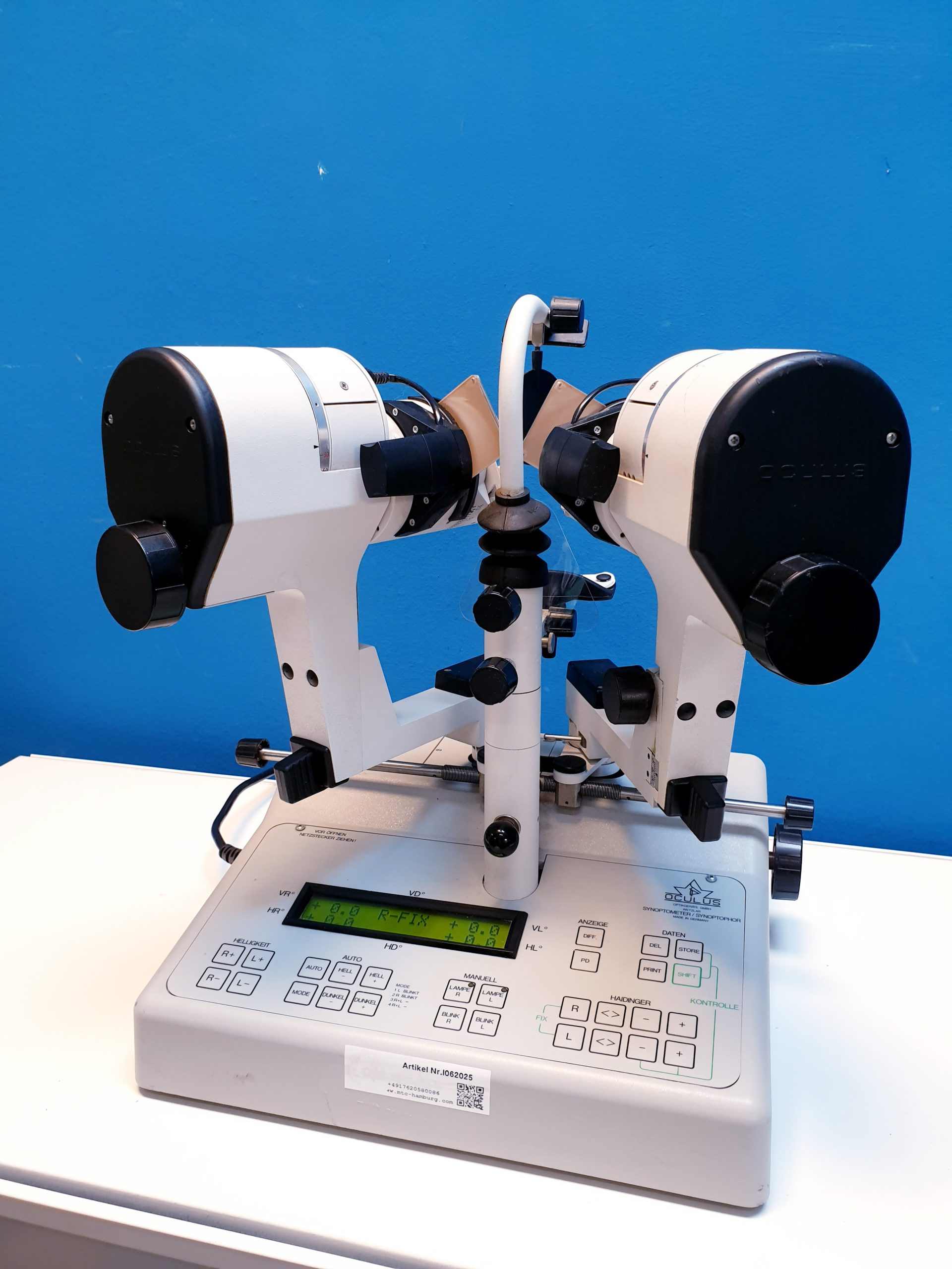 Oculus Synoptometer – Synoptophor – Opthalmic Examination thumbnail 3