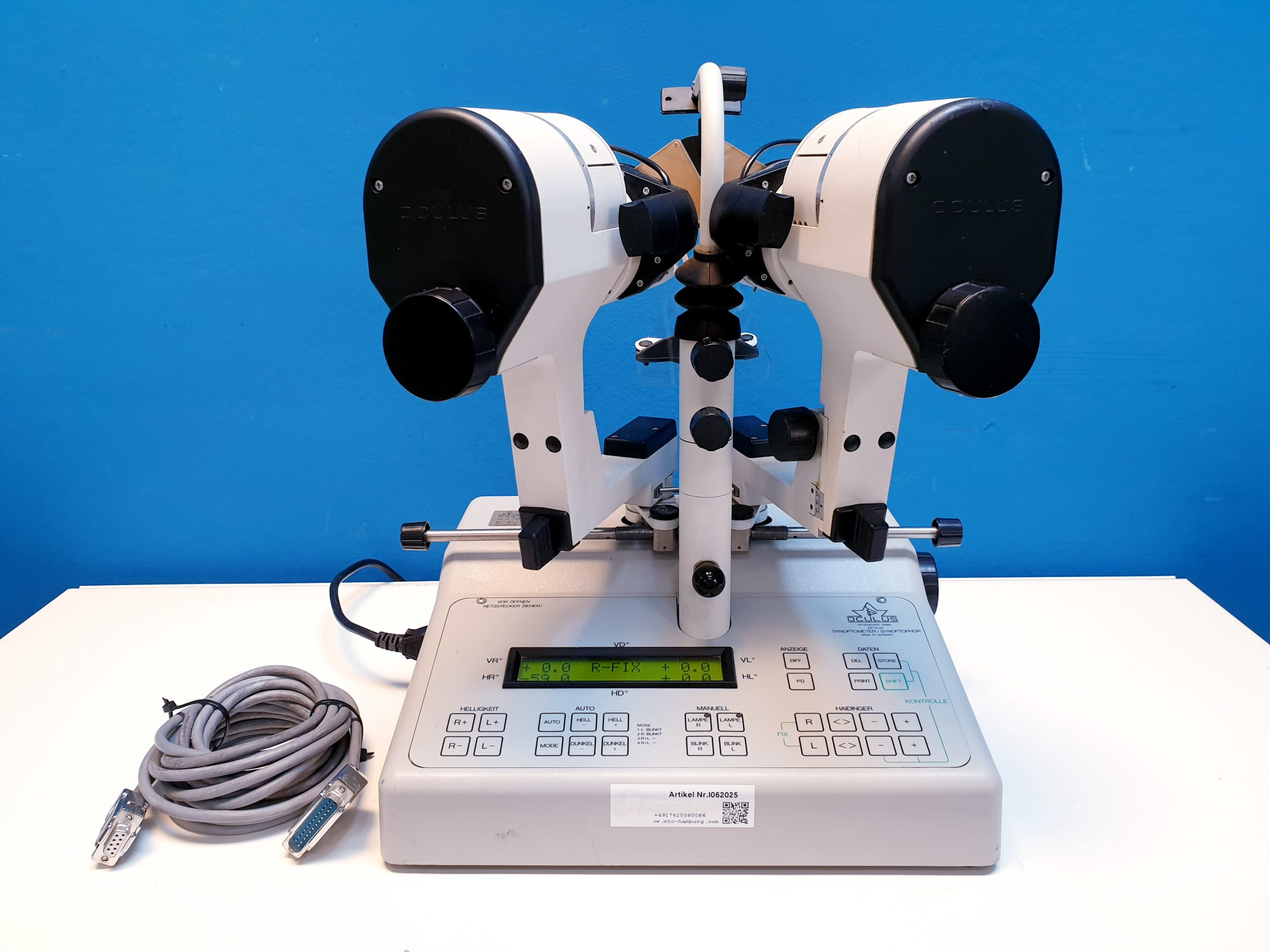 Oculus Synoptometer – Synoptophor – Opthalmic Examination thumbnail 14