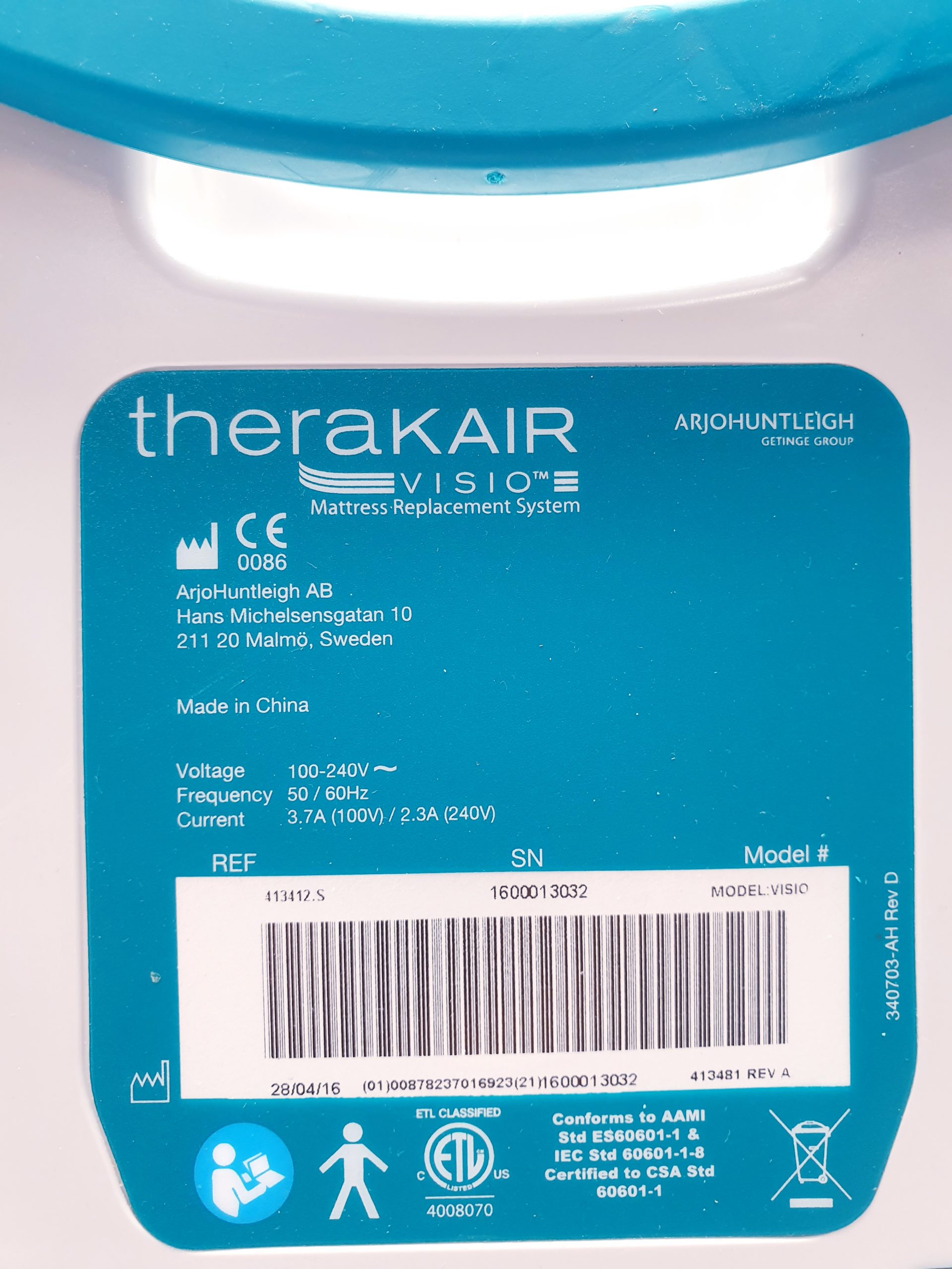 KCI Therakair Visio Pumpe für Matratzen thumbnail 12