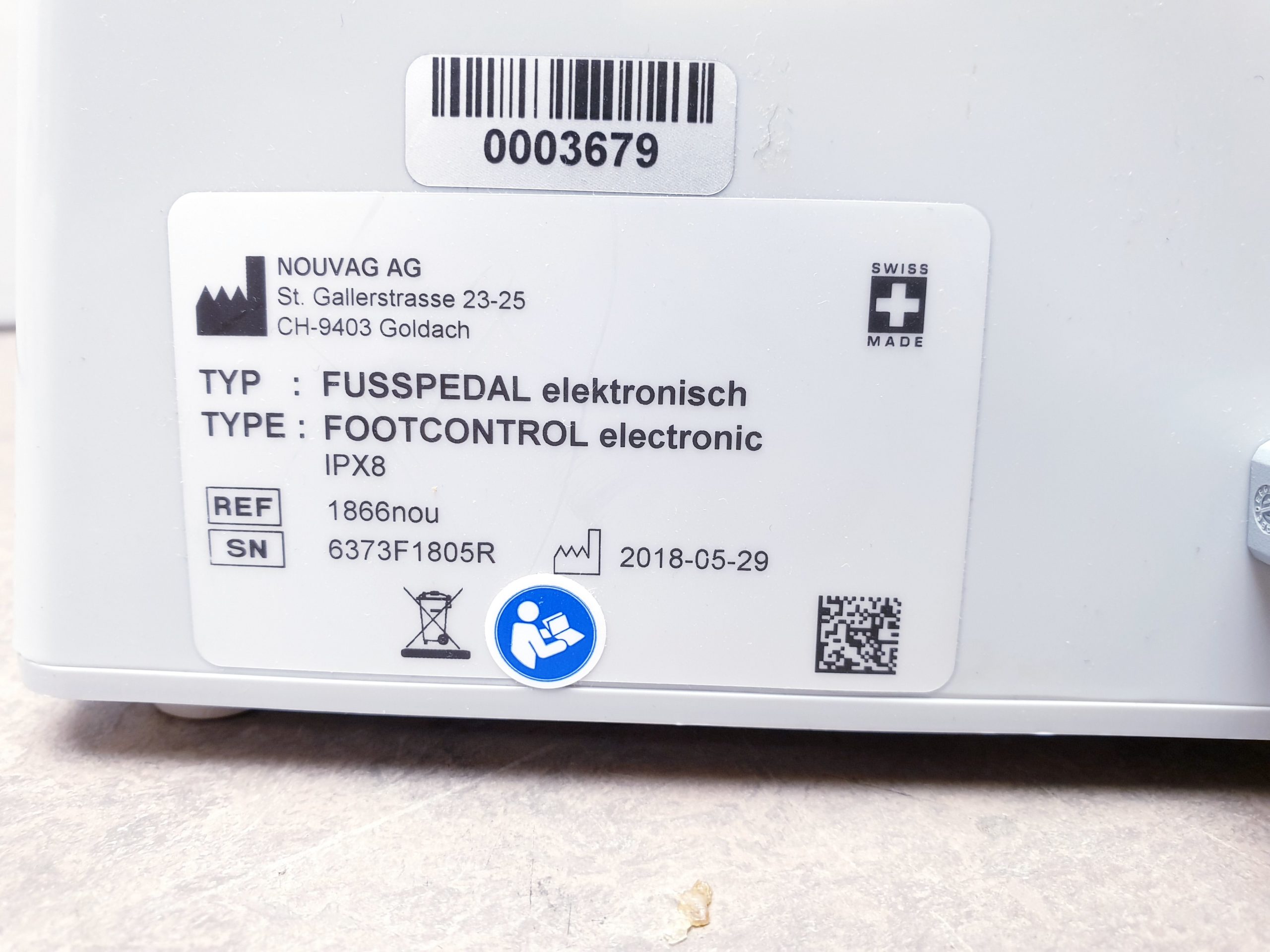 Nouvag AG OFA Drill mit Zubehör Motor Kit with Pedal DOM 2018 thumbnail 19