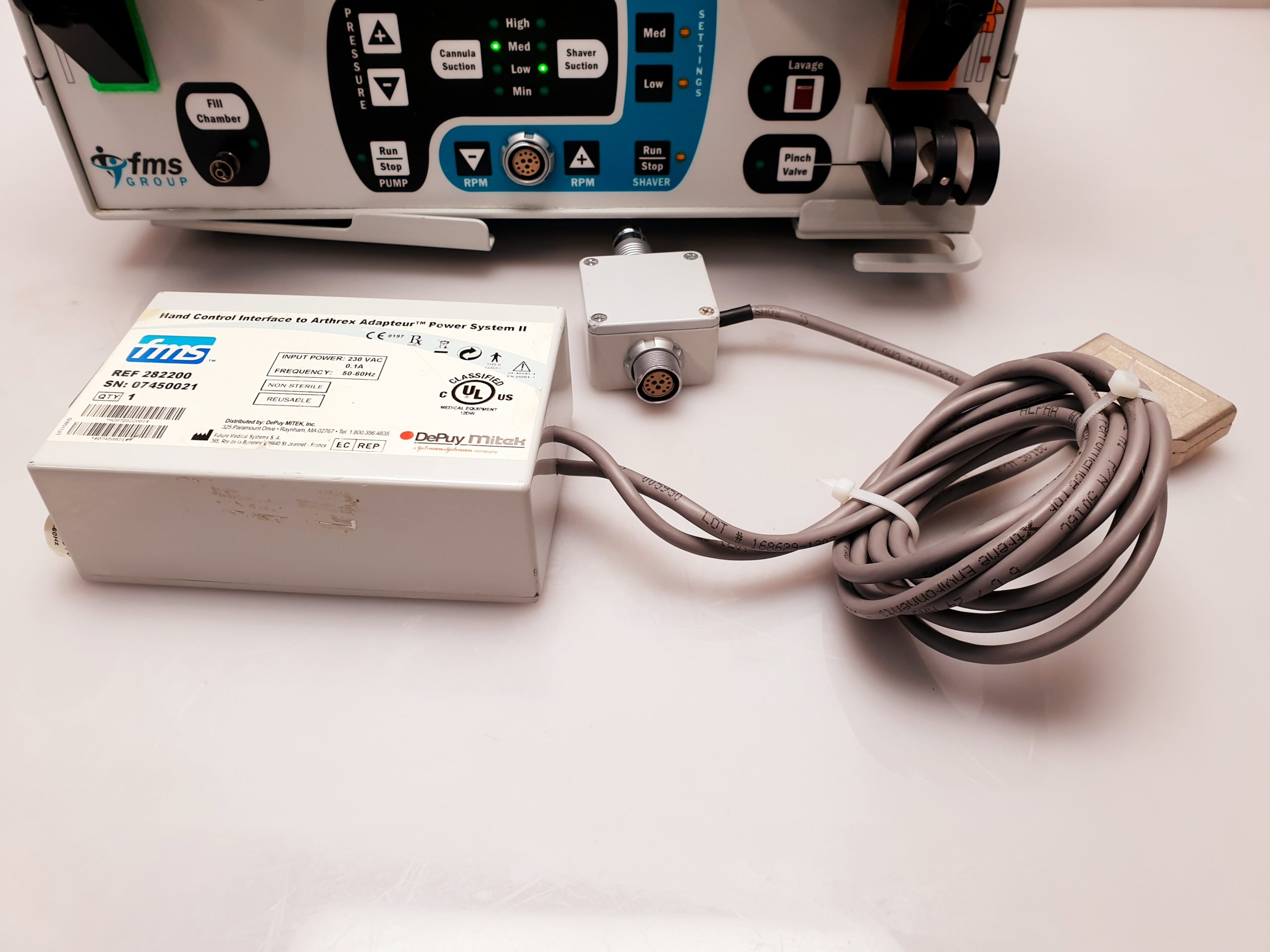 DEPUY MITEK FMS DUO + 284580 + POWERSYSTEM II Adapter 282200 thumbnail 4
