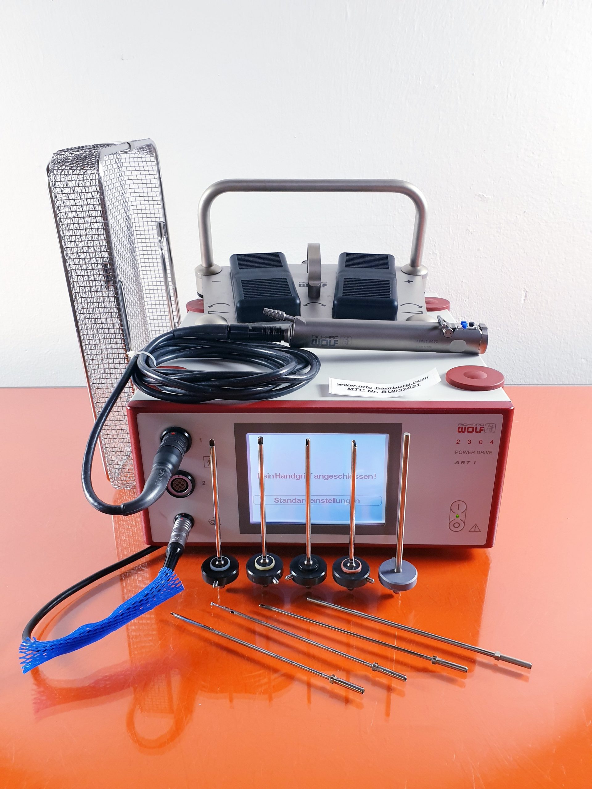 Richard Wolf 2304 ART1 Power Drive Shaver 89955.0003 Handstück, 2304.901 Fusspedal , … — image 1 of 5