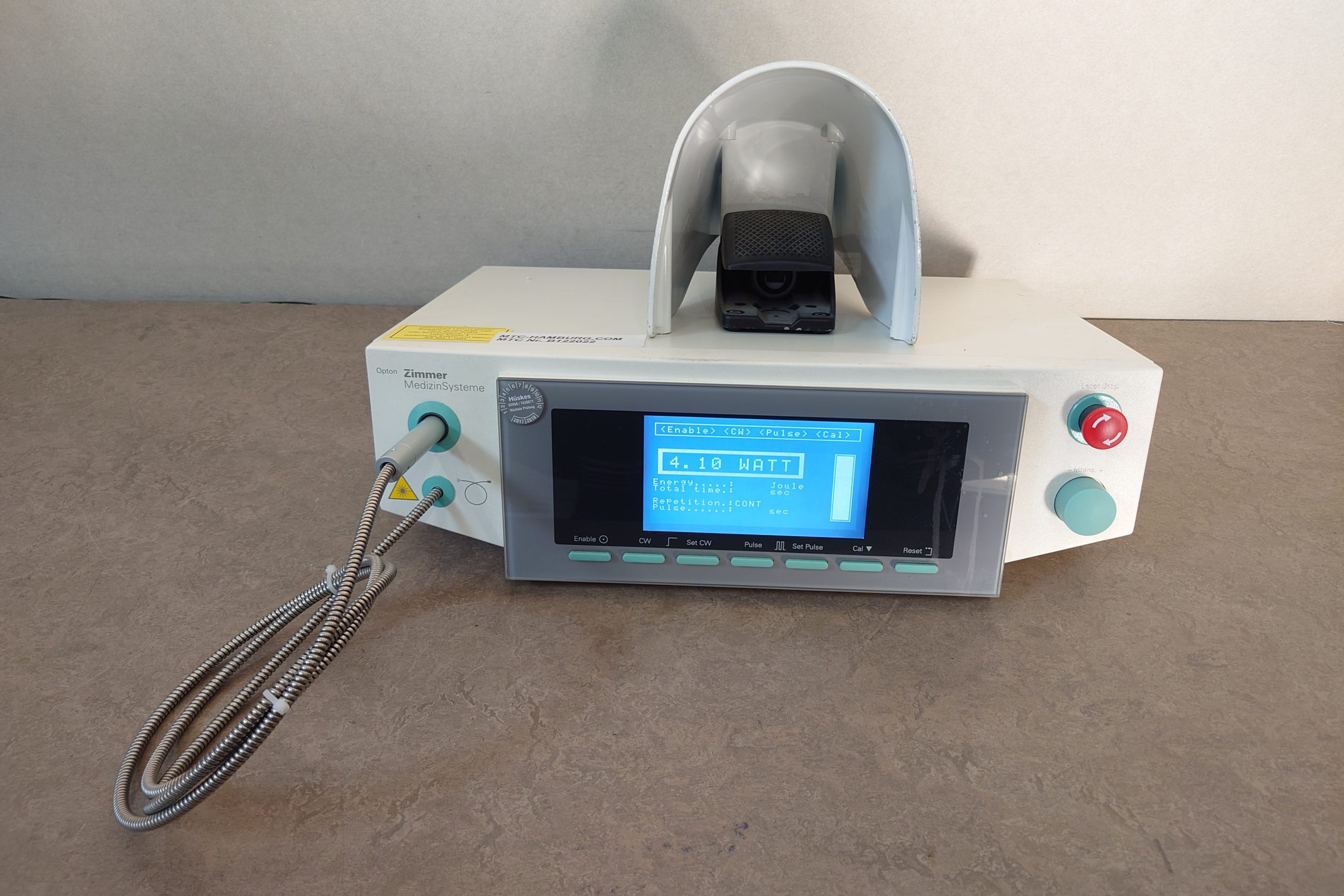 Zimmer Opton ZMS SW 3.3 Mectronic Laser Lasertherapie Ohne Gestell — image 1 of 9
