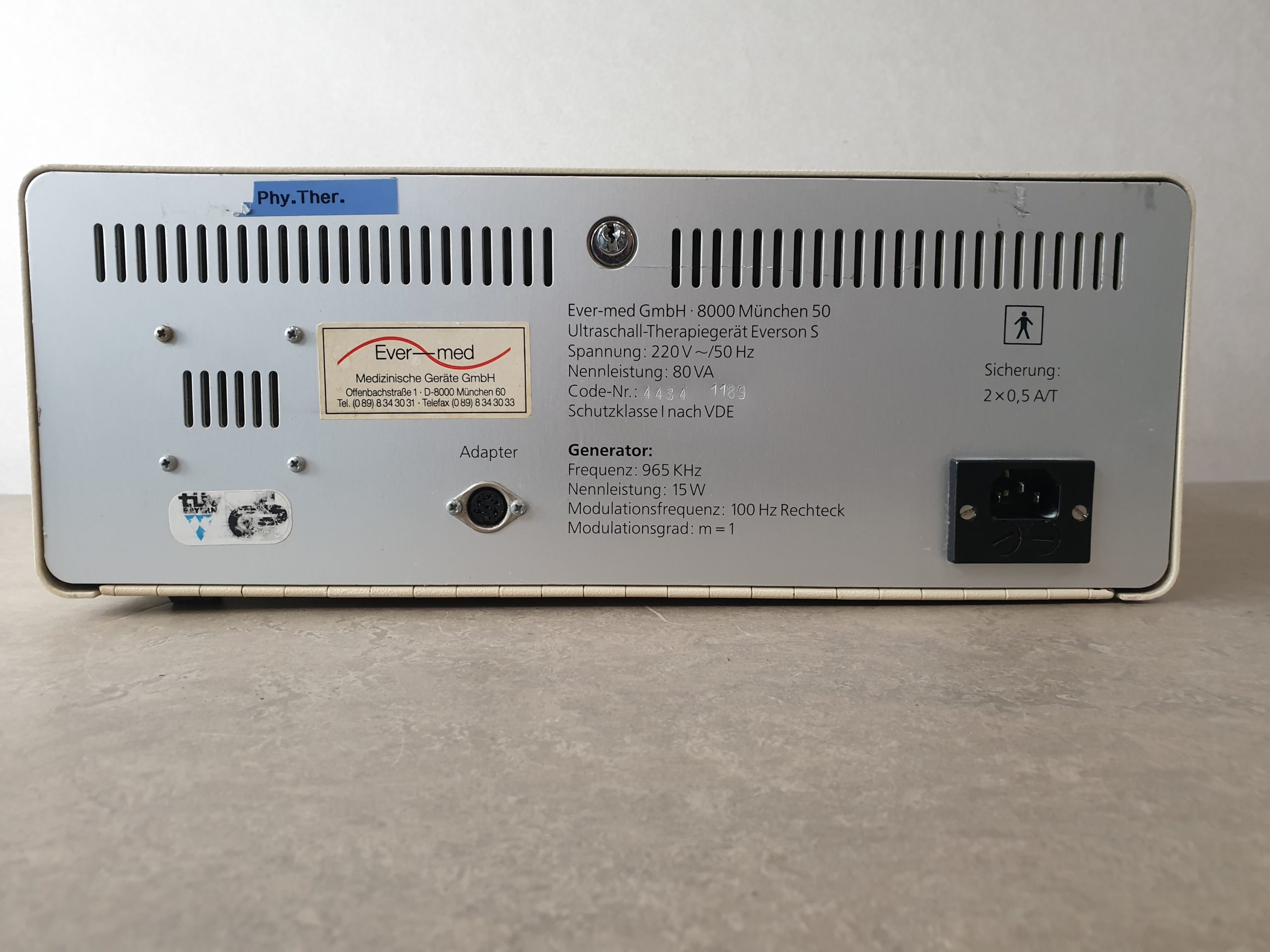 EVERMED Everson S Ultrasound Therapy Unit thumbnail 5