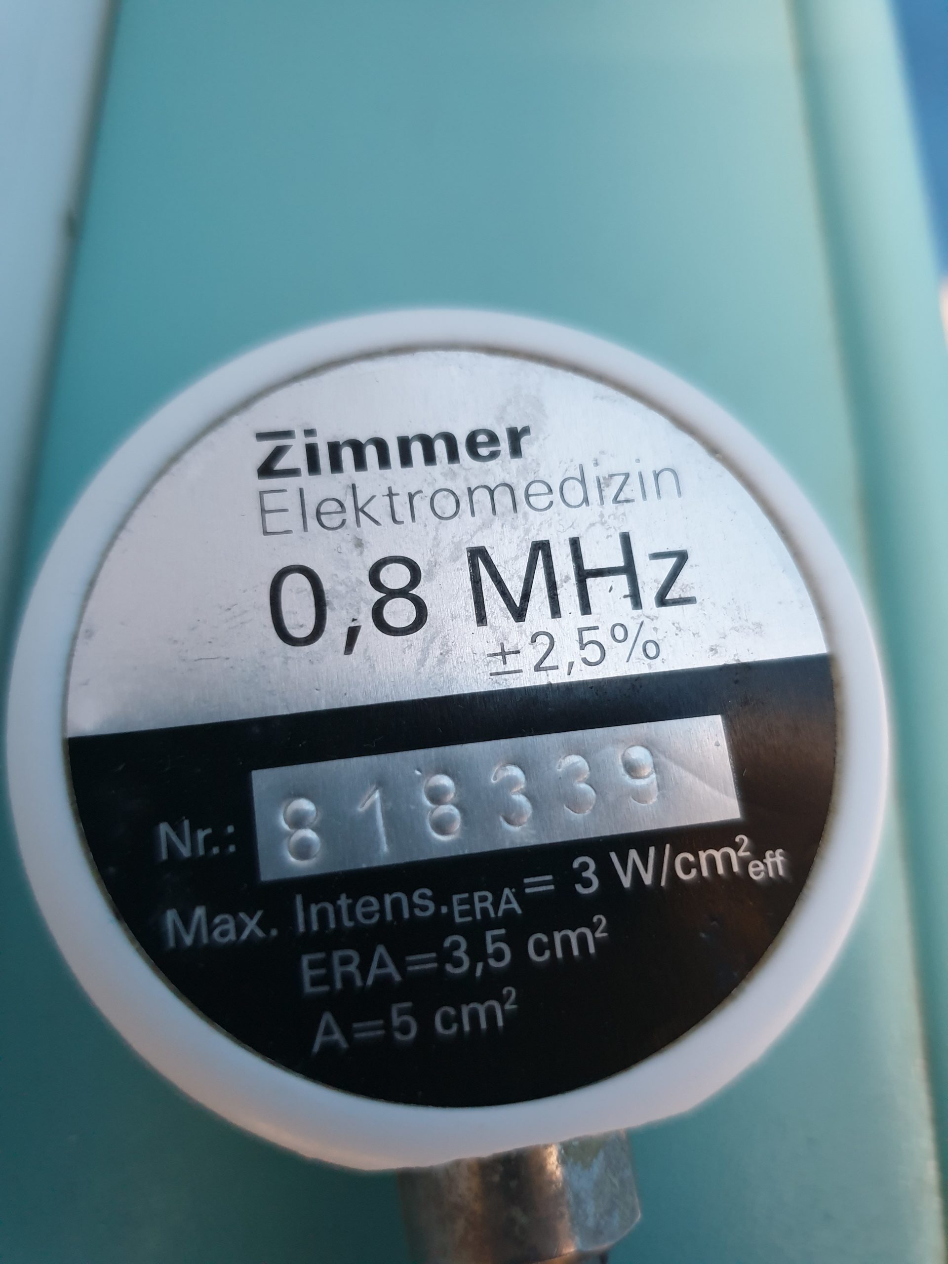 Zimmer Galva 5 GALVA5 Therapiegerät — image 1 of 5