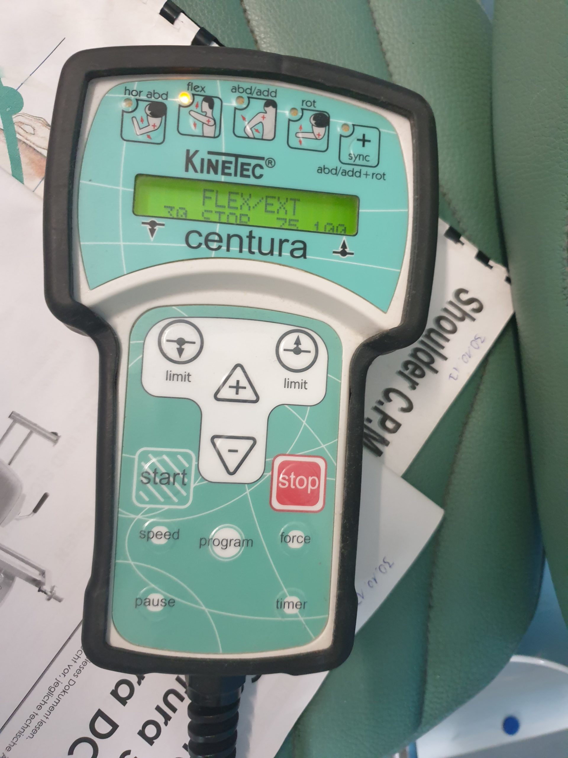 Kinetec Centura Comfort Schulterbewegungsschiene Shoulder CPM thumbnail 2
