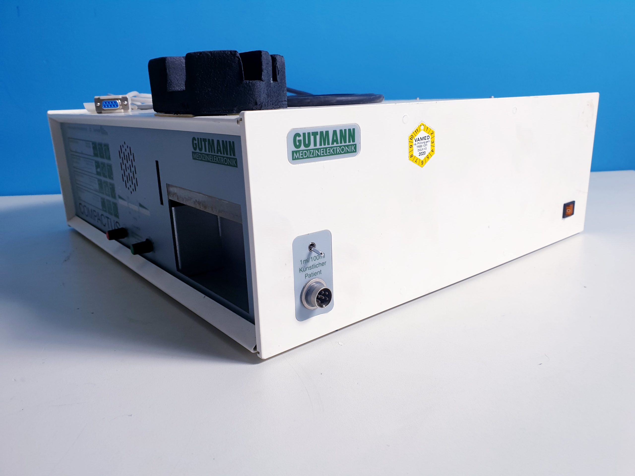 GUTMANN Compactus 7132 Pulsoximeter Vennenverschluss Pletysmographen mit Zubehör thumbnail 4