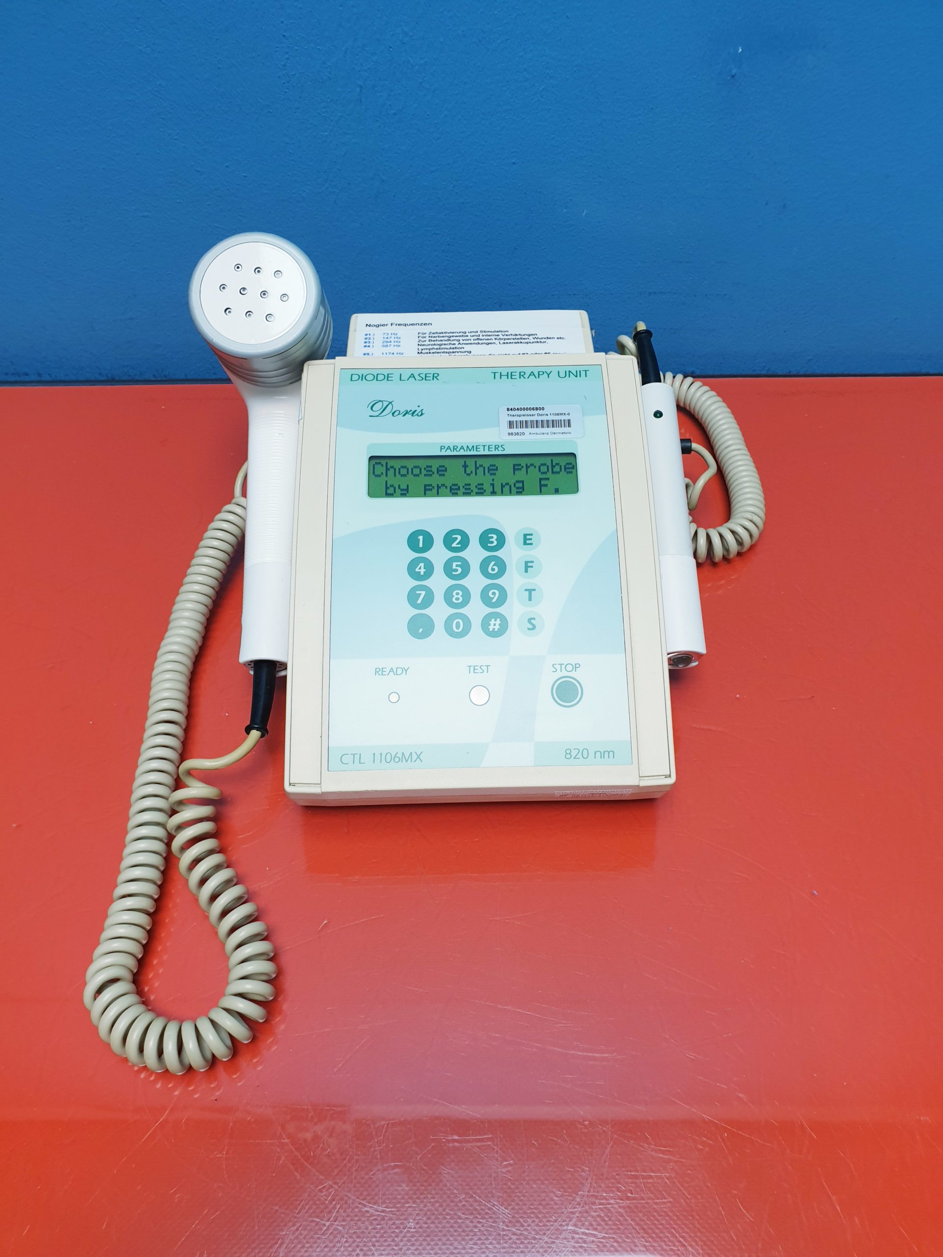 Dermatologie-Laser / Dioden / DORIS DUO – CTL 1106MX Therapy Laser — image 1 of 4