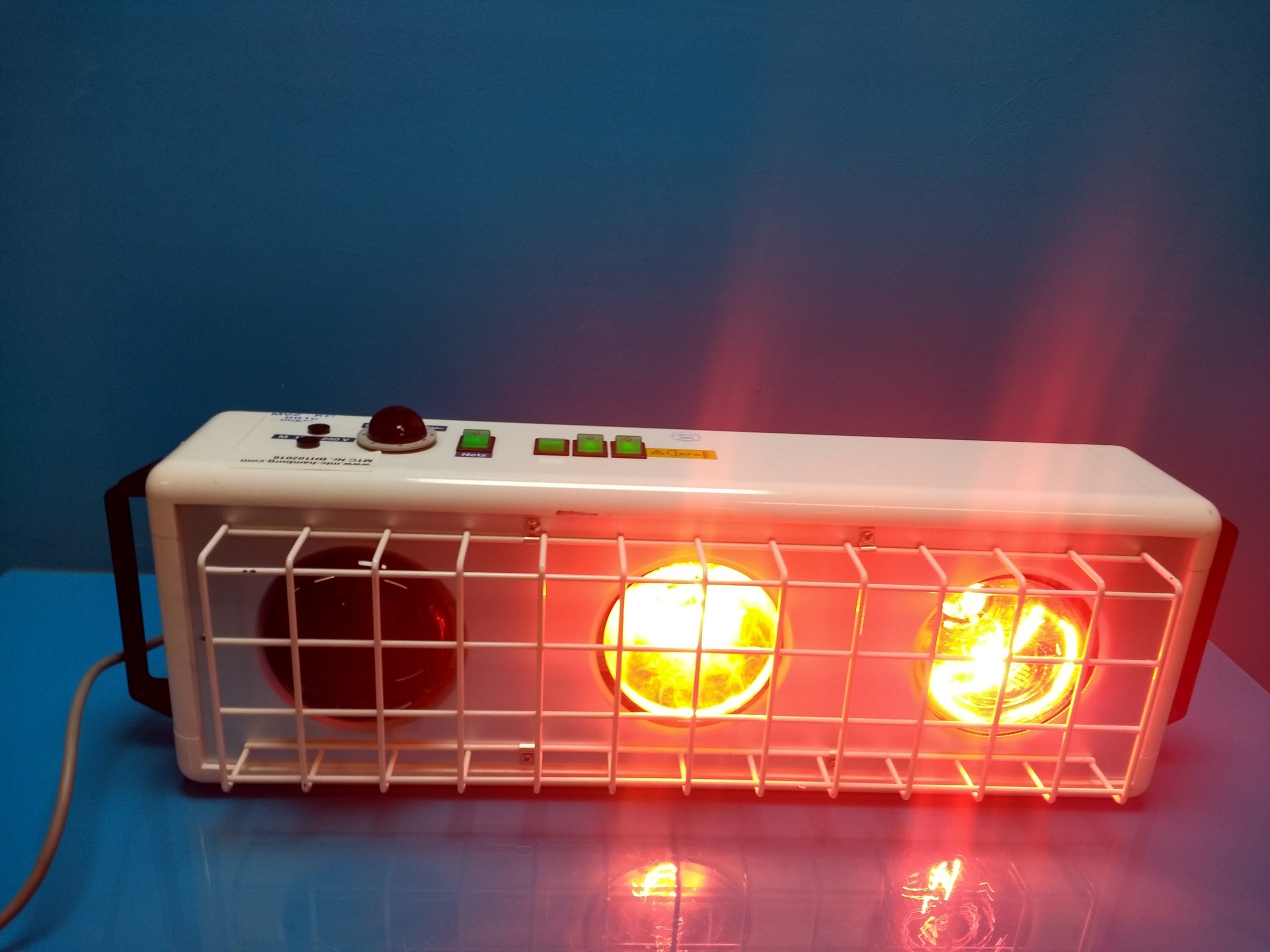 HUWO Eurotherm 3 Rotlichtstrahler Infrarotstrahler thumbnail 2