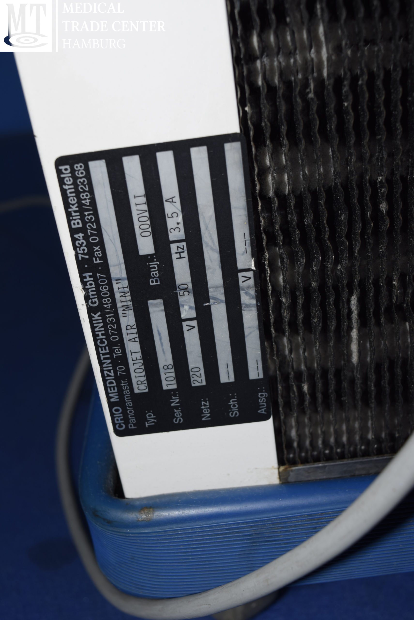 Crio Jet Air mini Cryogen Kaltluft Kälte-Kryo Therapie — image 1 of 1