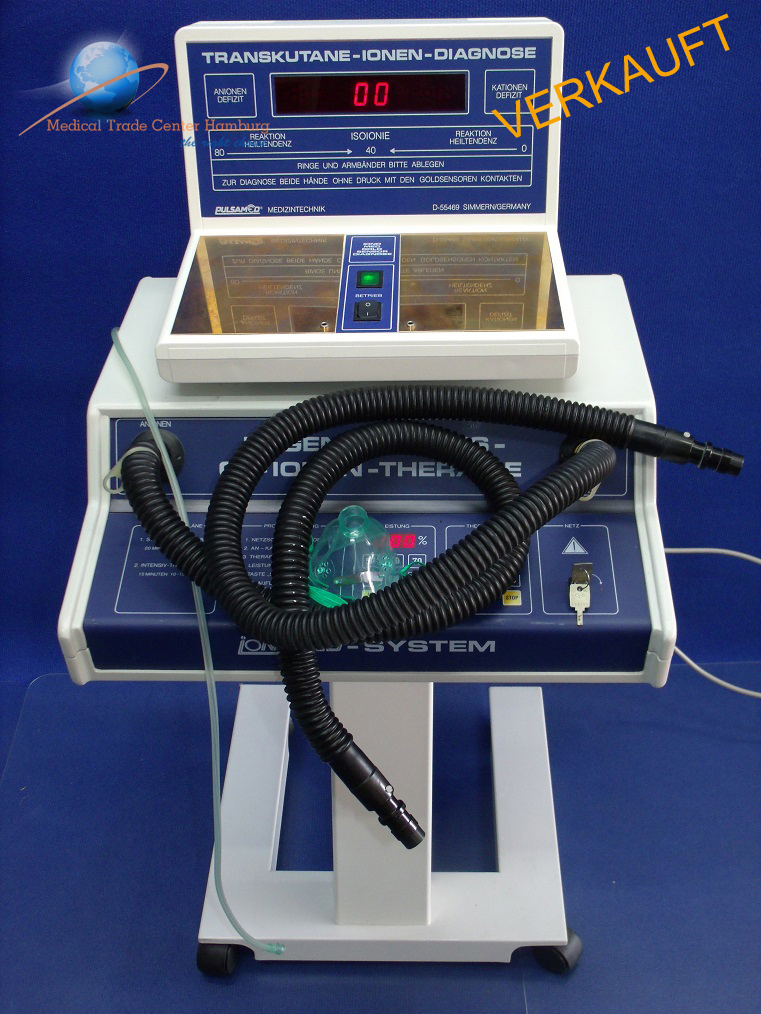 PULSATRON IONOMED Regenerations-O2 Ionen-Therapie mit Transkutane-Ionen-Diagnose Gerät — image 1 of 2