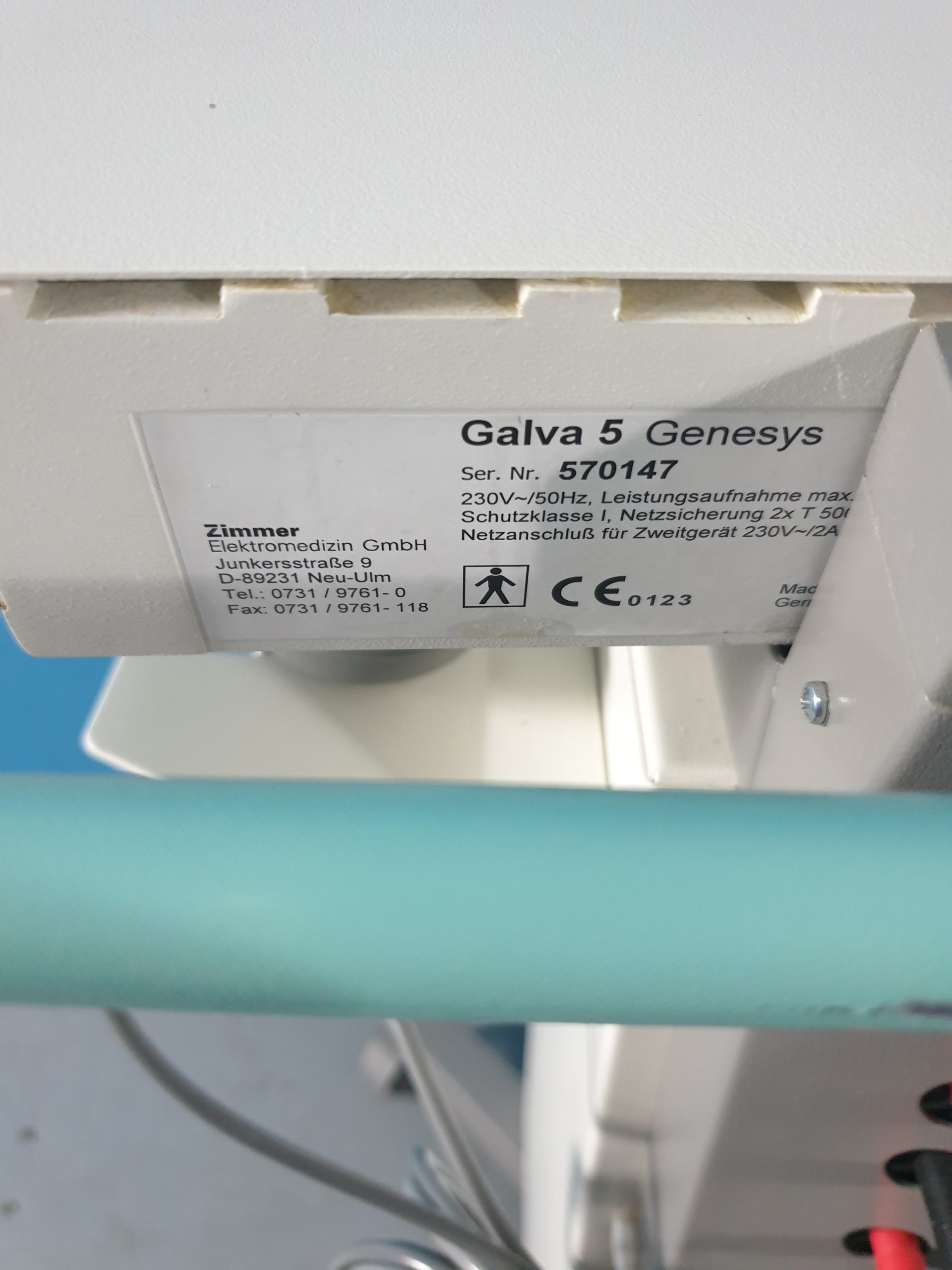 Zimmer Elektrotherpie Turm Funktionswagen 5 Ultra Reizstromgerät GALVA 5 und Vakuumelektrodengerät VACO 5 thumbnail 3