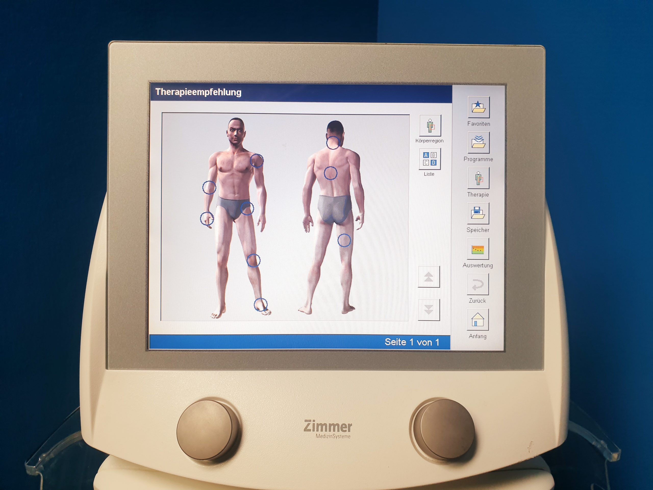 Zimmer Elektromedizin enPulsPro radialen Stoßwellentherapie 1.0 Pneumatische Pulsationstherapie thumbnail 4