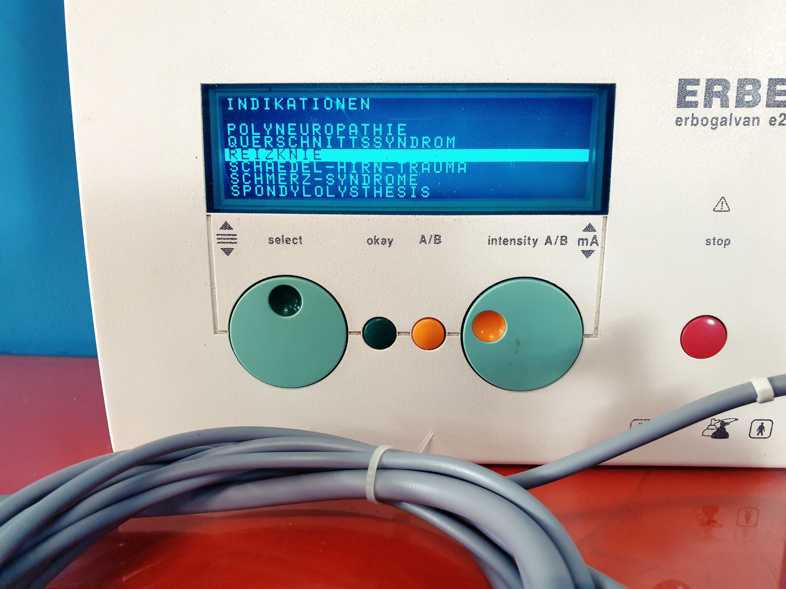 ERBE erbogalvan e2 10525-022 Elektrotherapiegerät mit Zubehör thumbnail 5