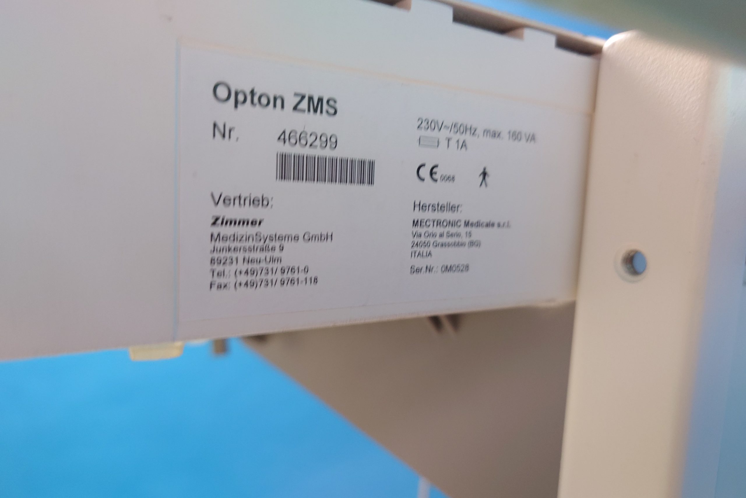 Zimmer Opton ZMS SW 3.3 Mectronic Laser Lasertherapie thumbnail 5