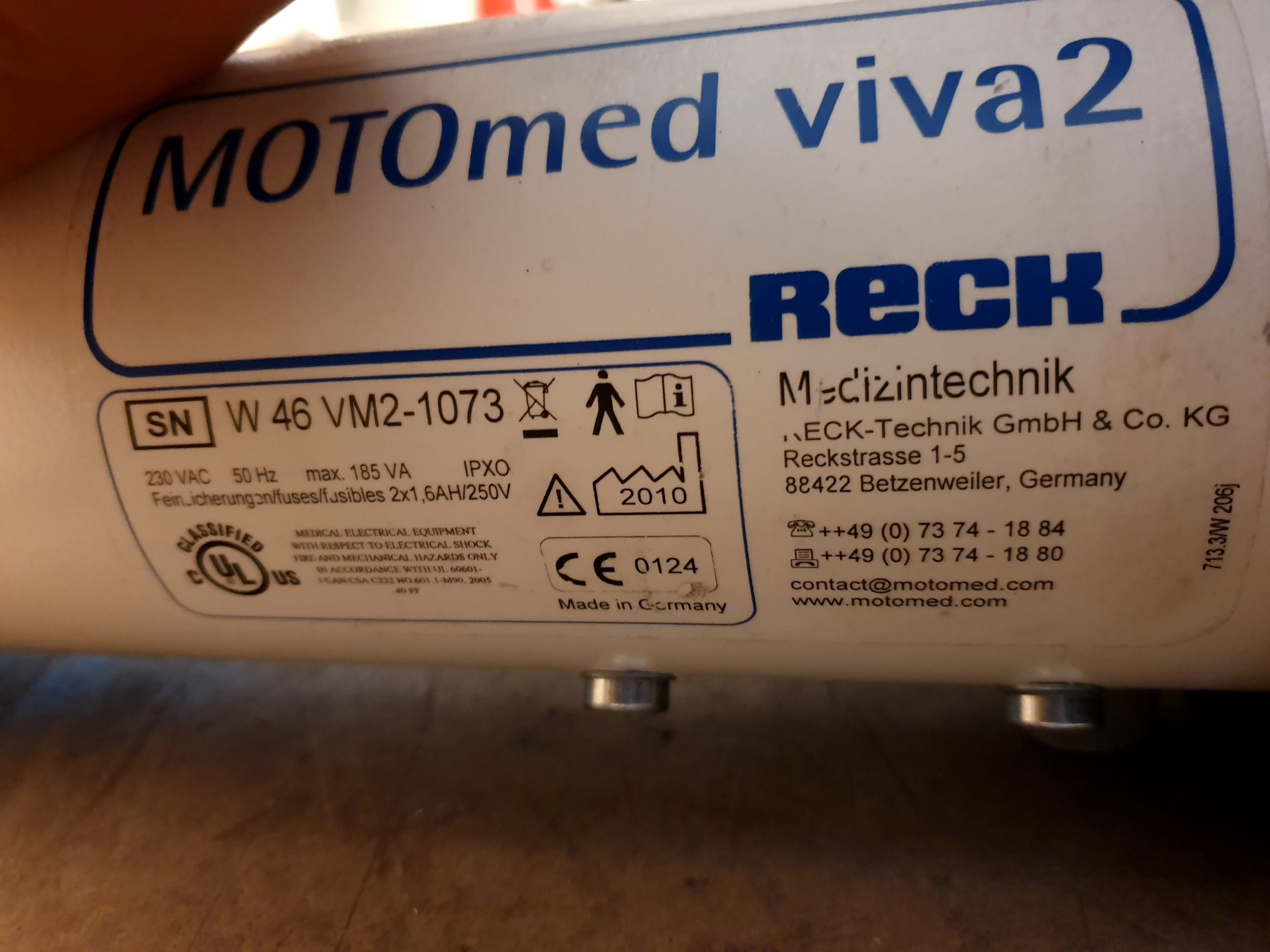 Reck Motomed VIVA 2 // VIVIA2 Beintrainer Bewegungstrainer thumbnail 21