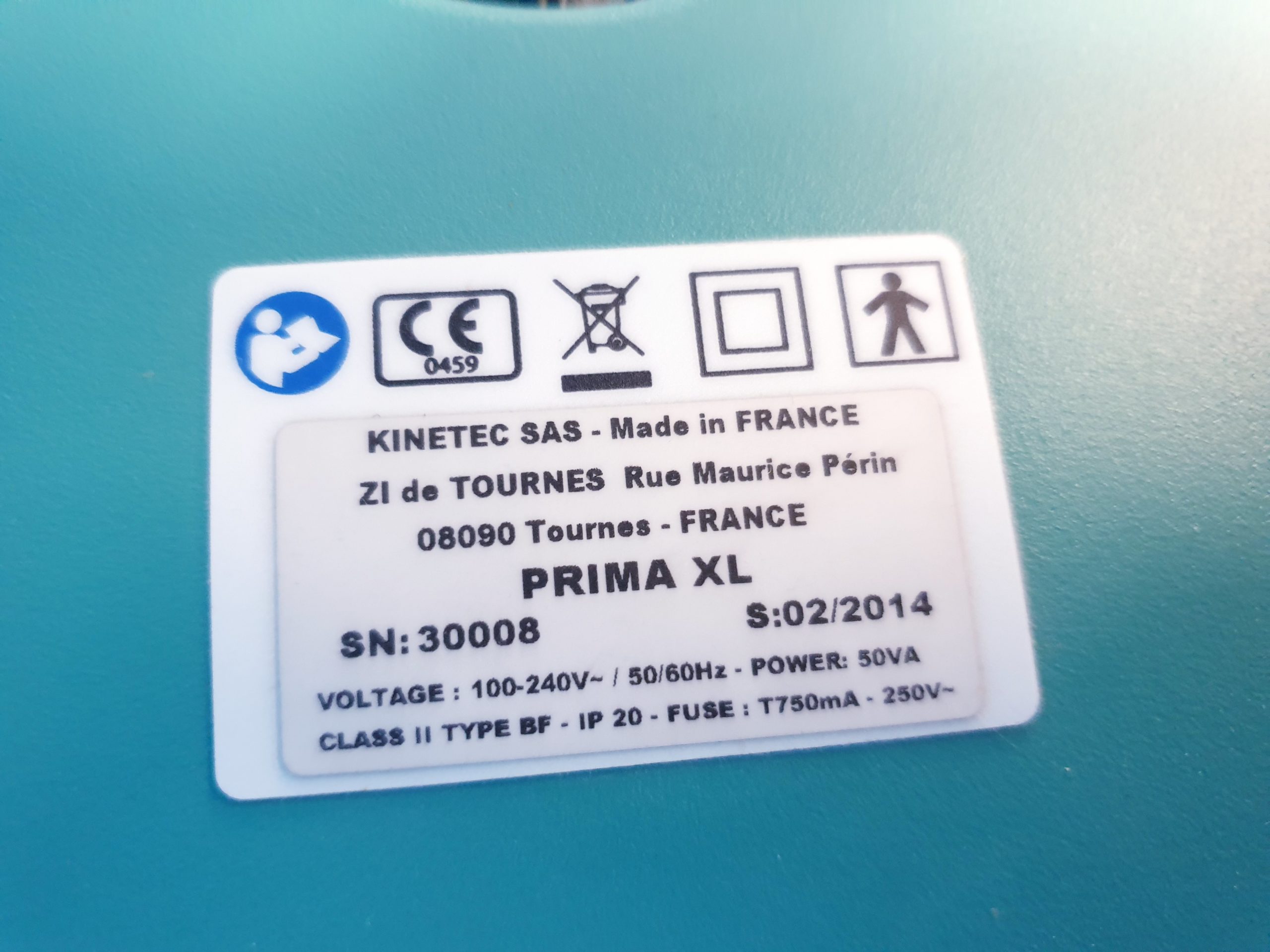 Kinetec Prima XL Knee CPM Machine – Kniebewegunsschiene thumbnail 10