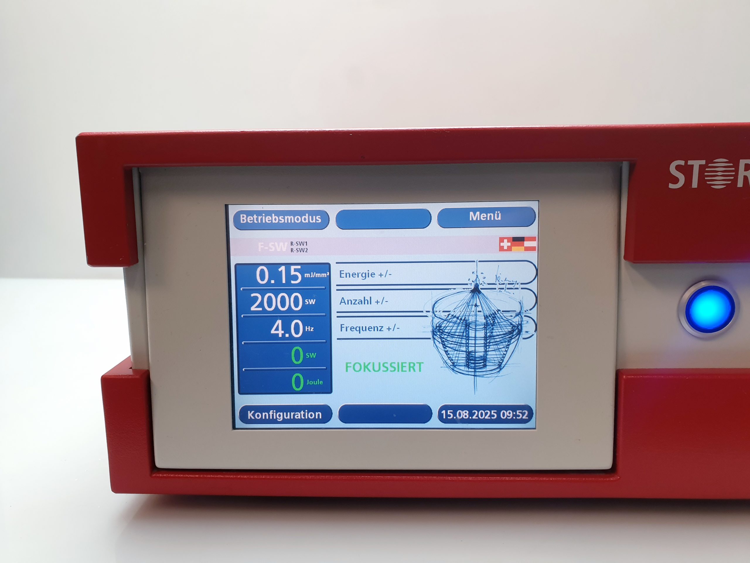 Karl Storz Duolith SD1 ESWT Unlimited – Stosswellentherapie Gerät thumbnail 3