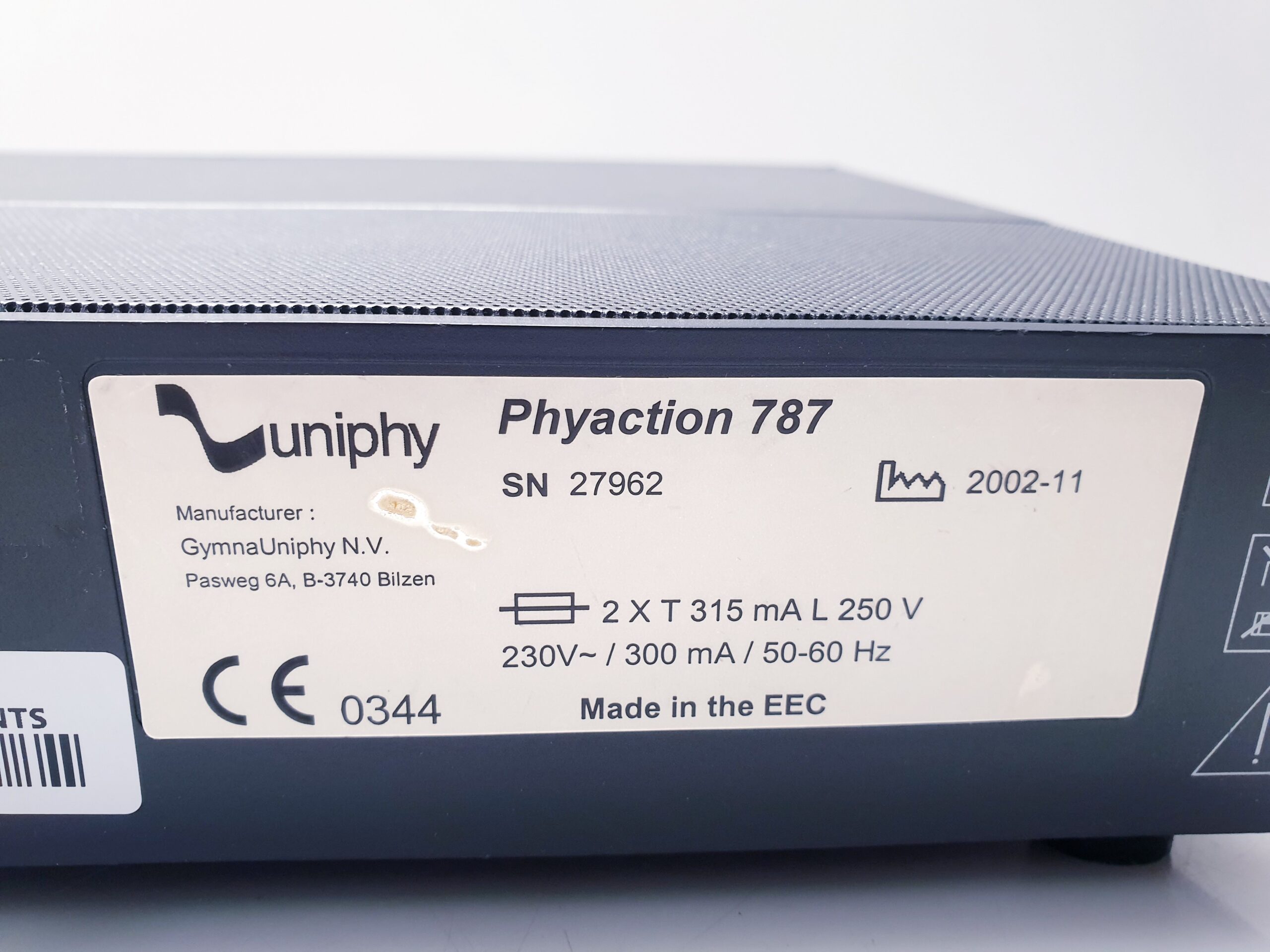 Uniphy Phyaction 787 Elektrotherapiegerät Physiotherapie thumbnail 10