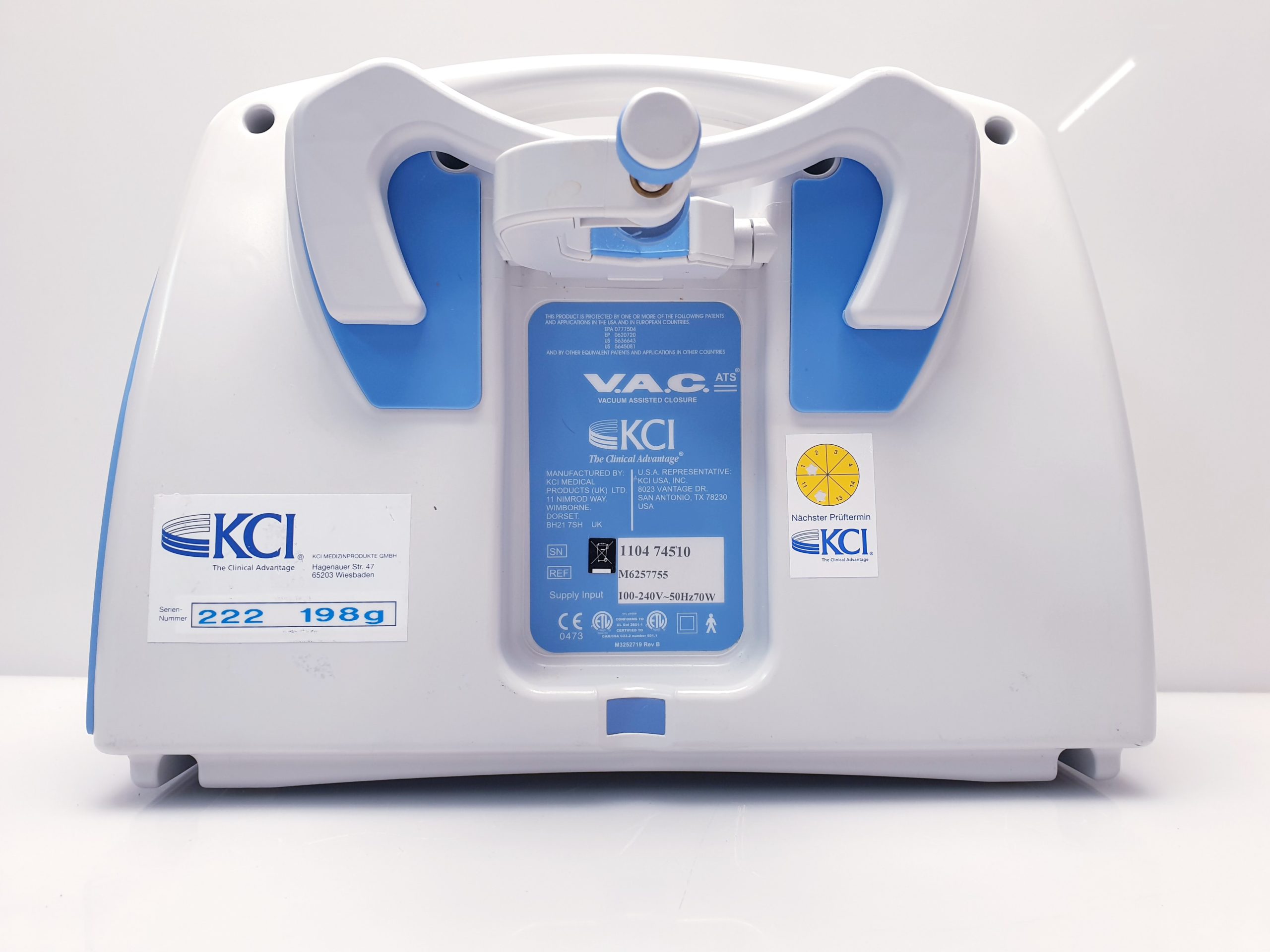 KCI V.A.C. ATS Unterdruck-Wundtherapiesystem thumbnail 8