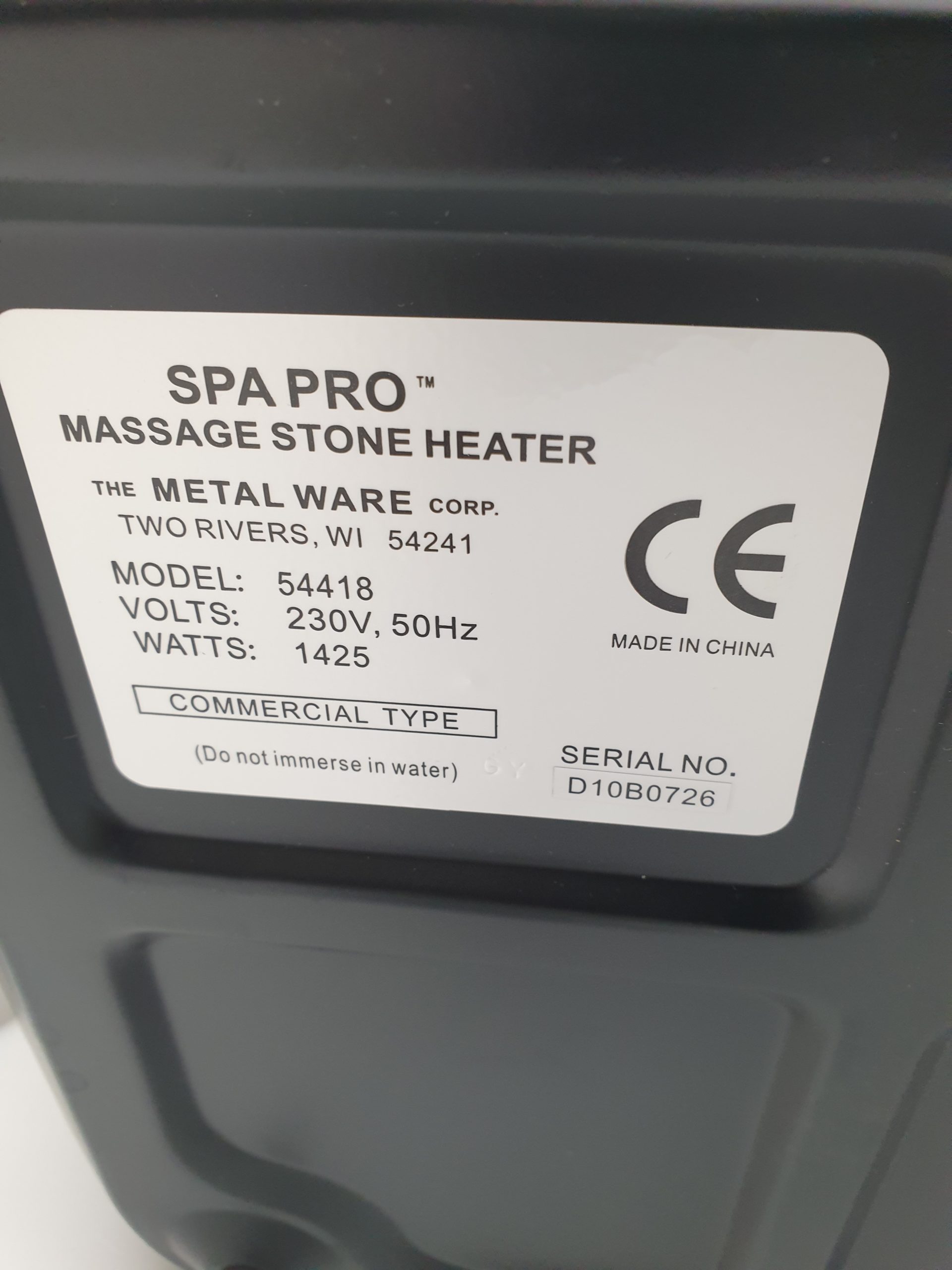 Spa Pro Massage Stone Heater D10B0726 thumbnail 11