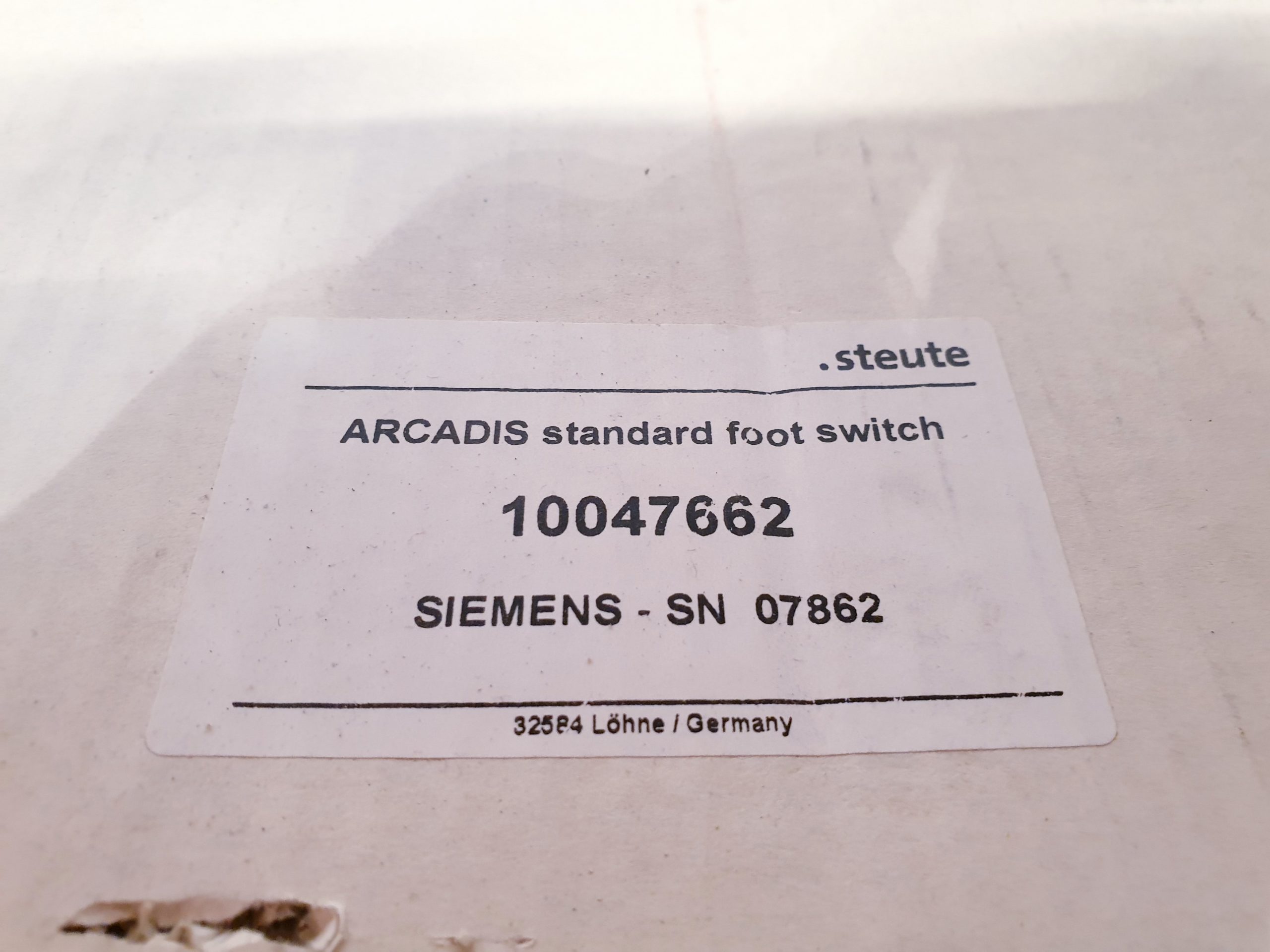 Siemens Steute arcadis standard Fußpedal Für C bogen thumbnail 4