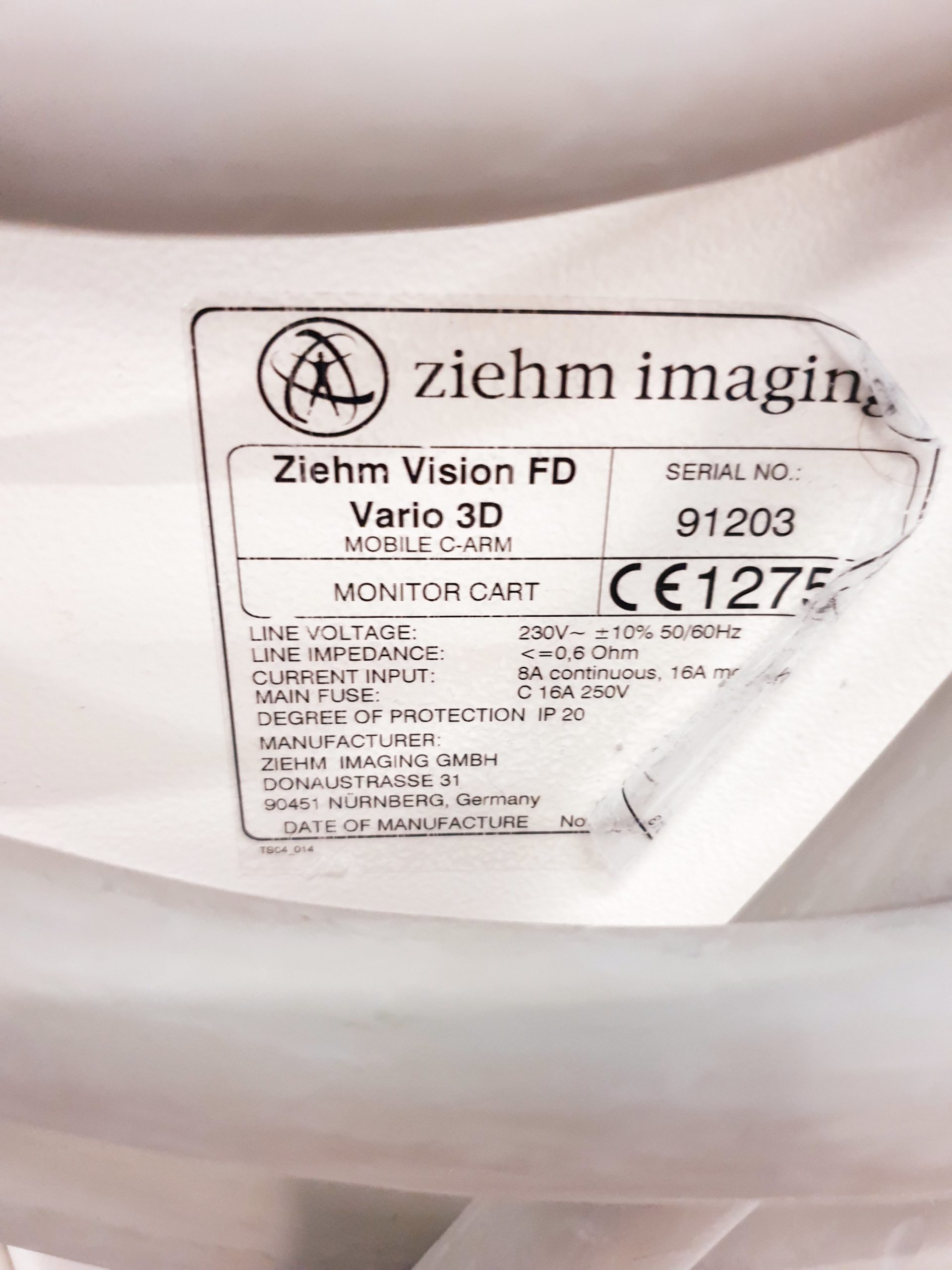 Ziehm Vision FD Vario 3D Ohne Festplatte thumbnail 7