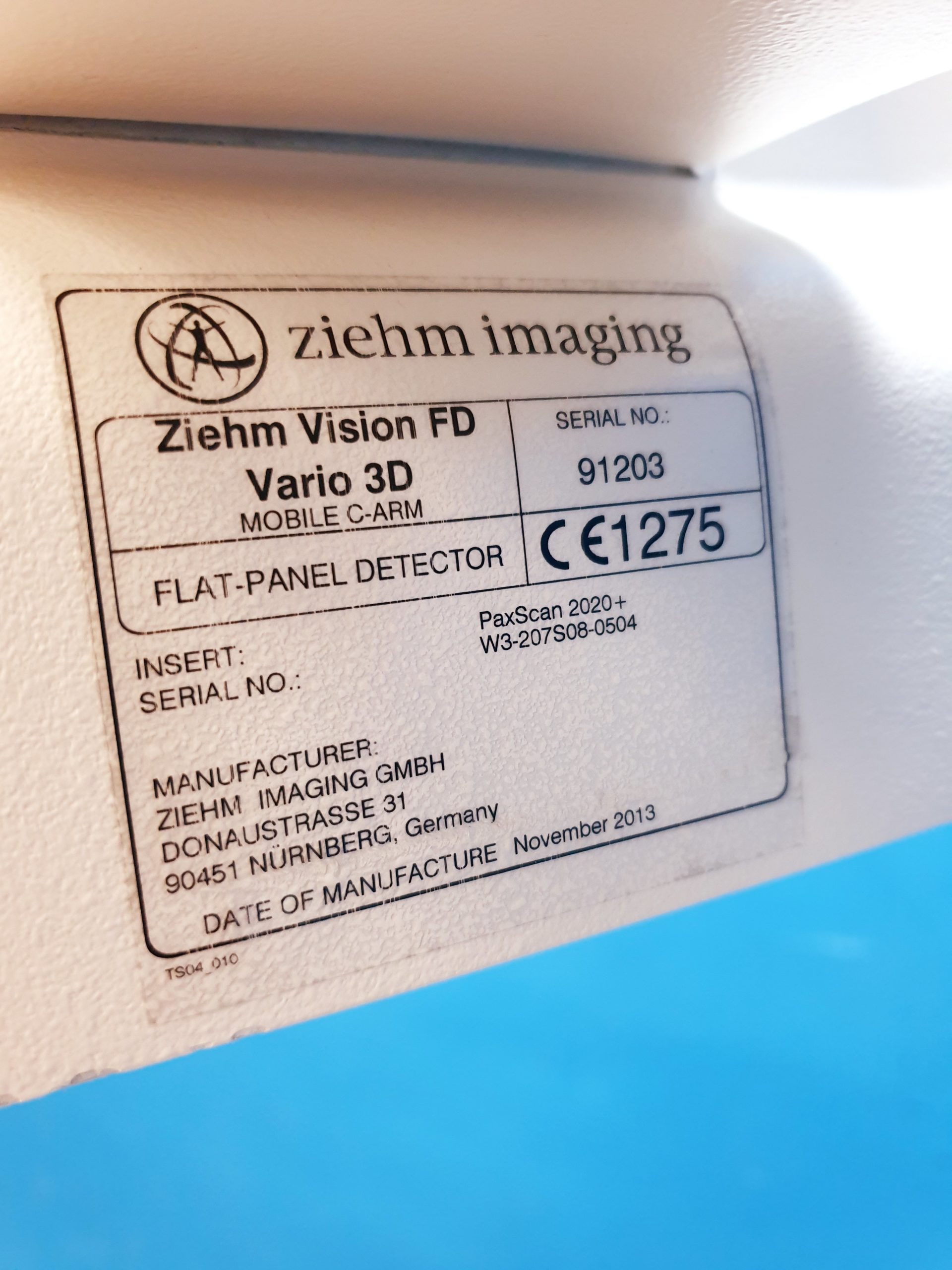 Ziehm Vision FD Vario 3D Ohne Festplatte thumbnail 13
