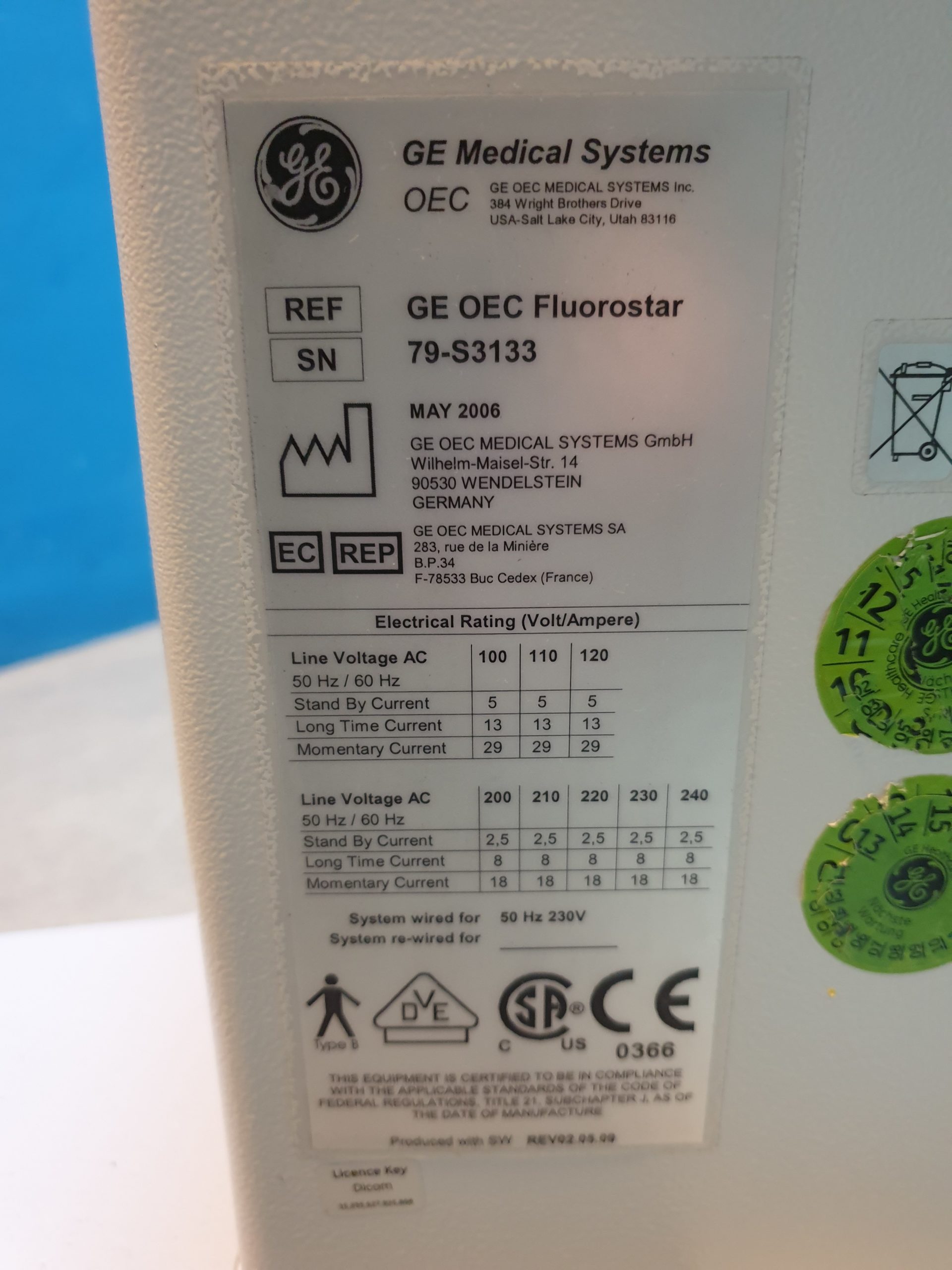 GE Healthcare OEC 7900 Fluorostar C Bogen thumbnail 24