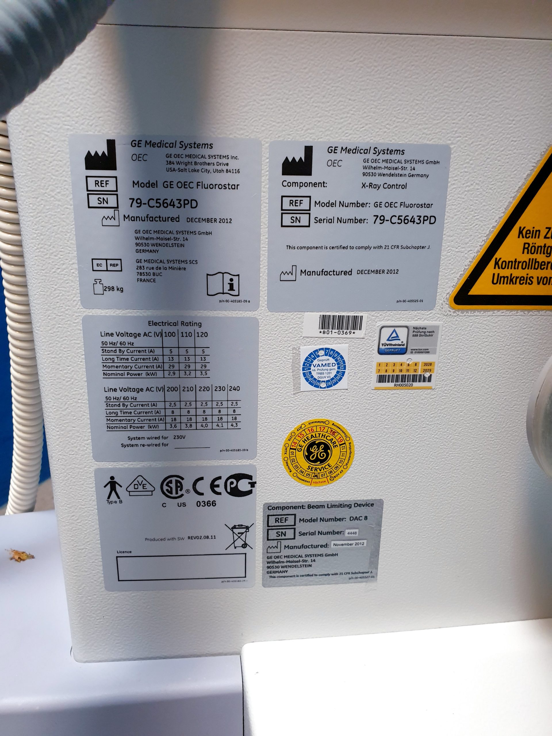 GE OEC 7900 C-Bogen C Arm thumbnail 16
