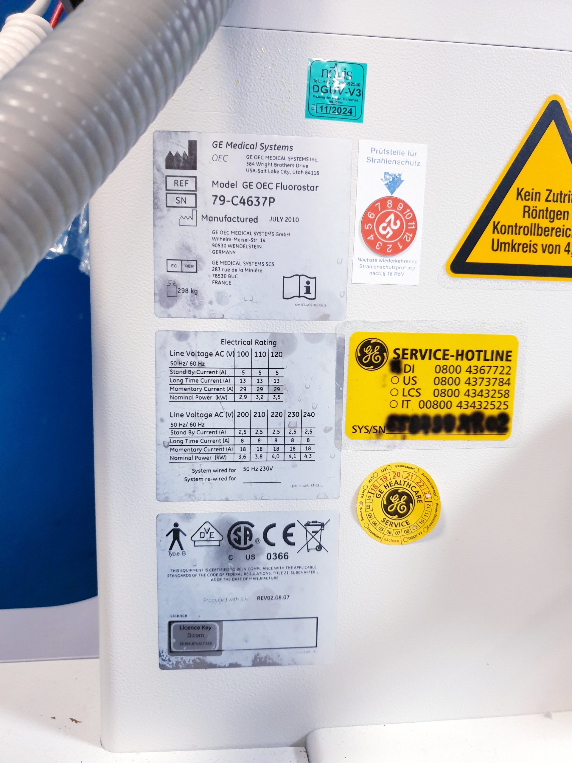 GE OEC Fluorostar 7900 Compact Plus C- 16000 thumbnail 6