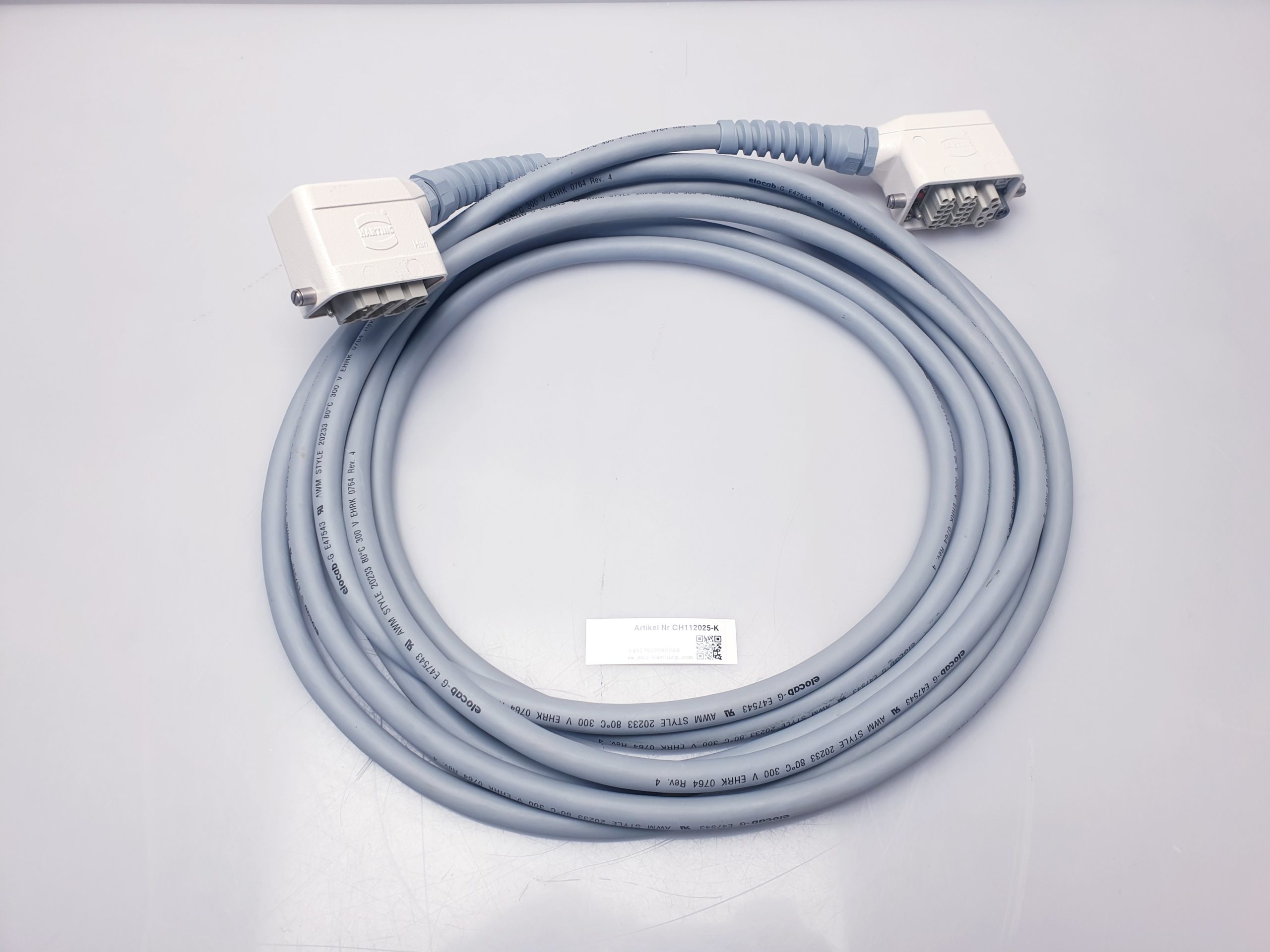 Harting Han + elocab-g e47543 Verbindungskabel- c Arm Kabel thumbnail 3