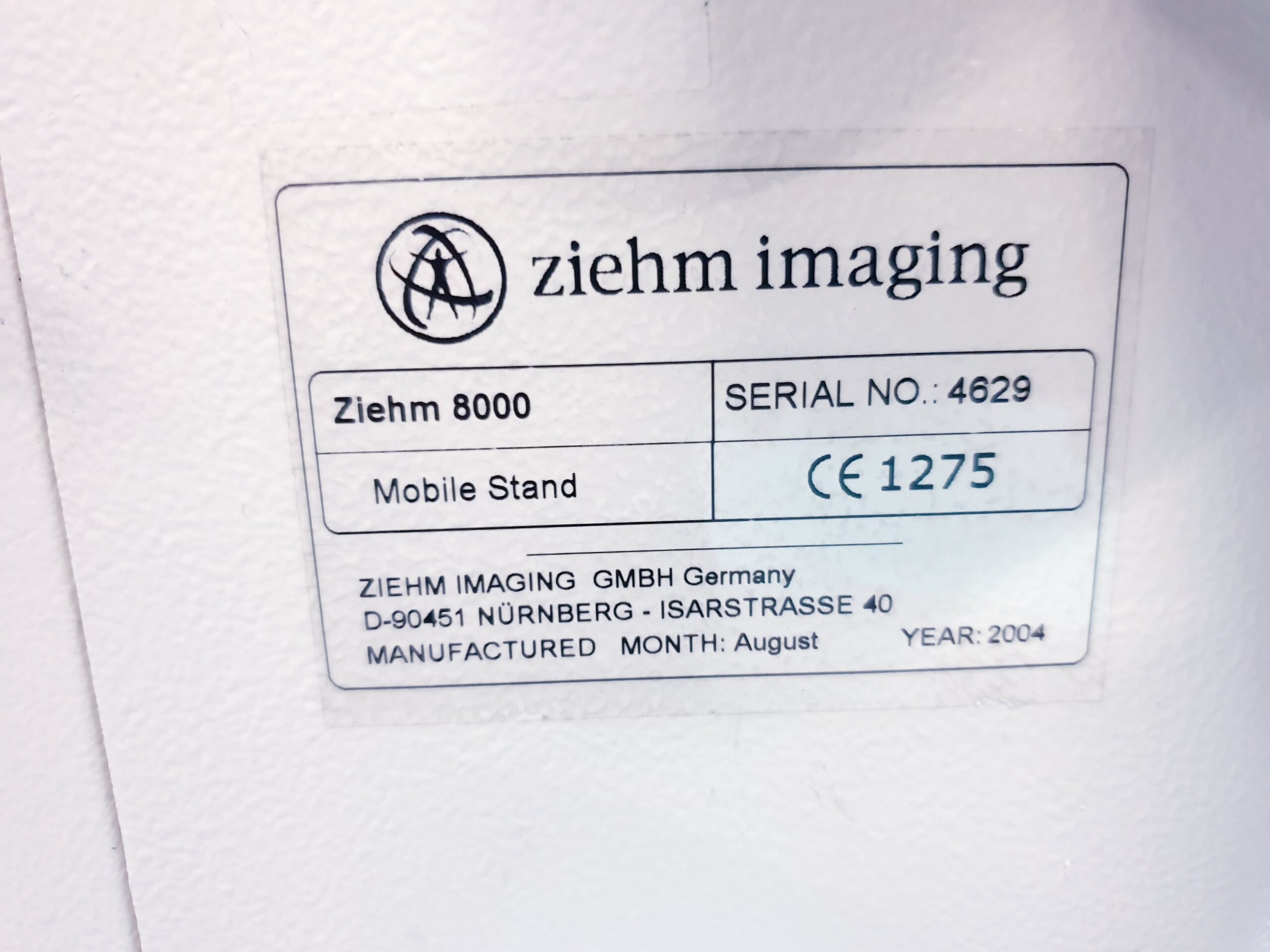 Ziehm 8000 Compact C-Bogen C Arm Röntgengerät mit Monitor thumbnail 6