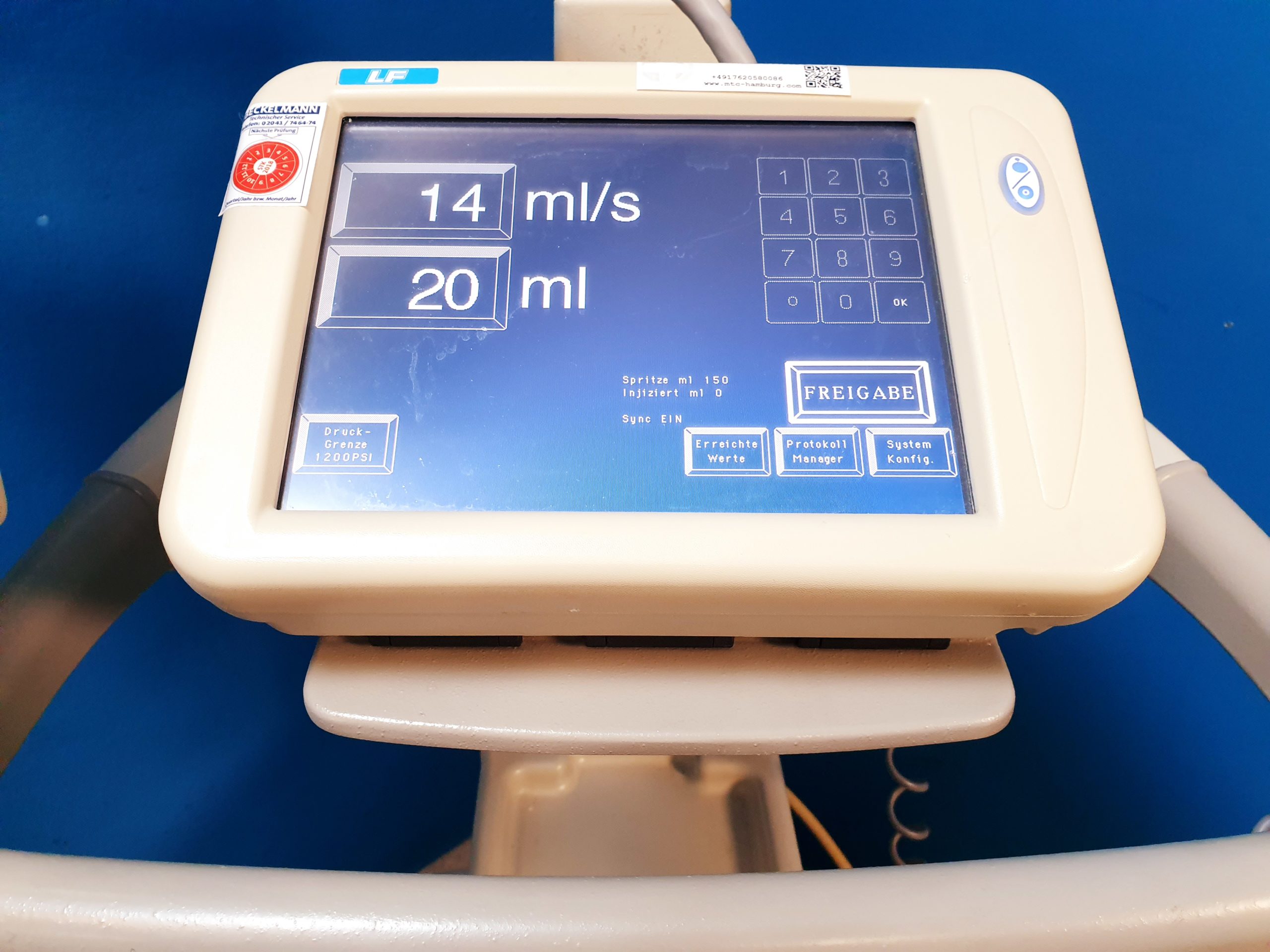 Liebel-Flarsheim Angio Illumena CT Injector Ref 903300 D Software version V9.03 thumbnail 3