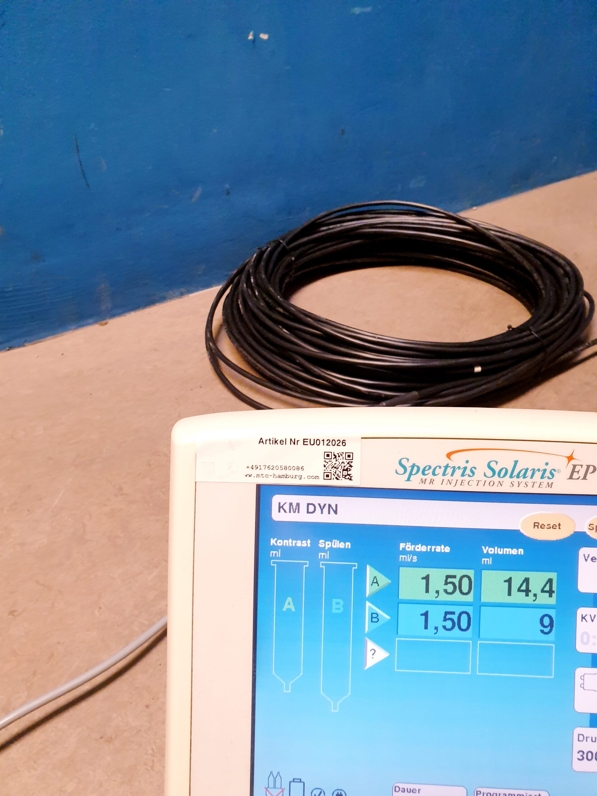 Medrad Spectris Solaris MR Injection System thumbnail 14