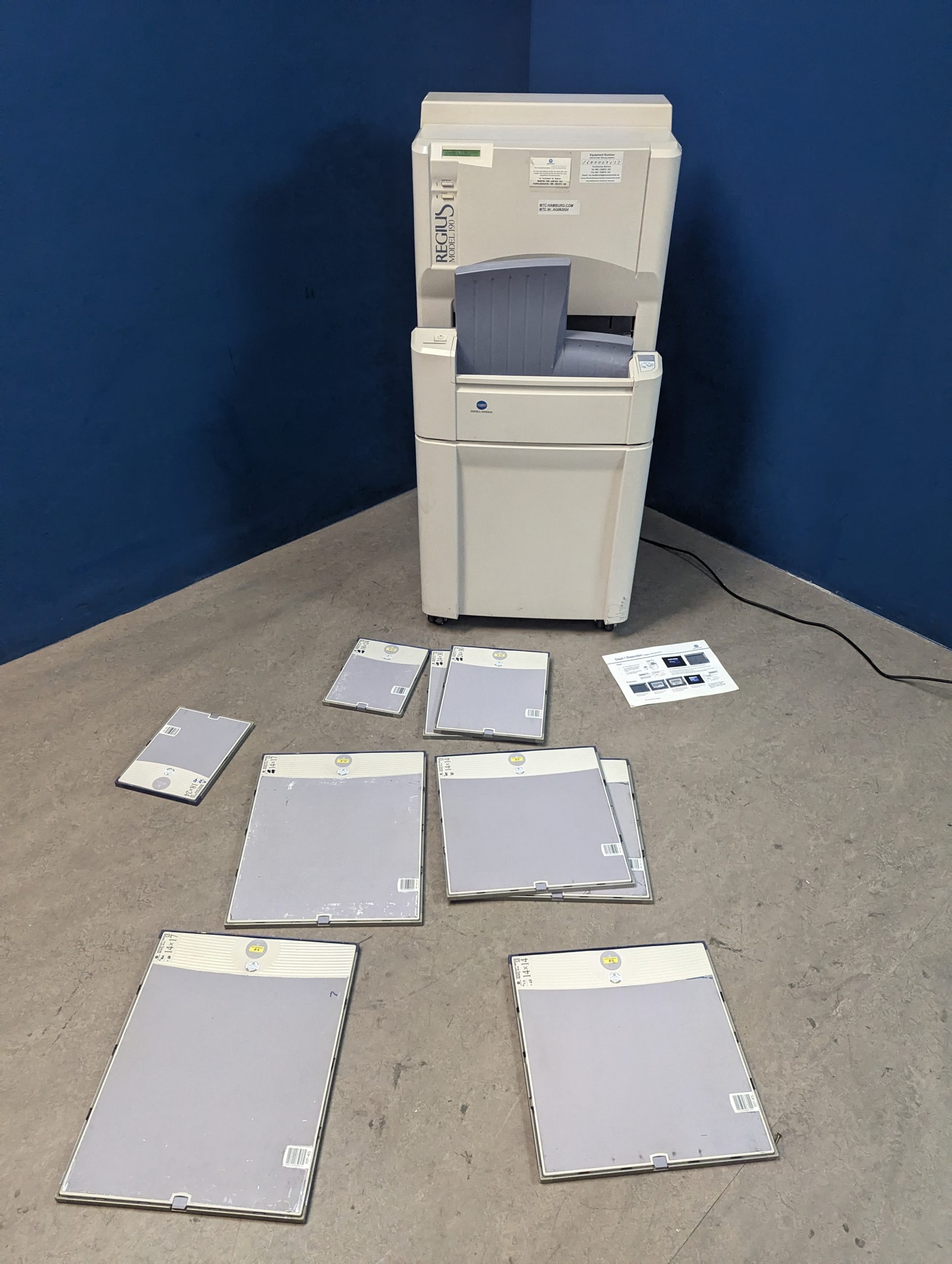 KONICA MINOLTA Regius 190 Röntgenspeicherfolie mit Kassetten thumbnail 4