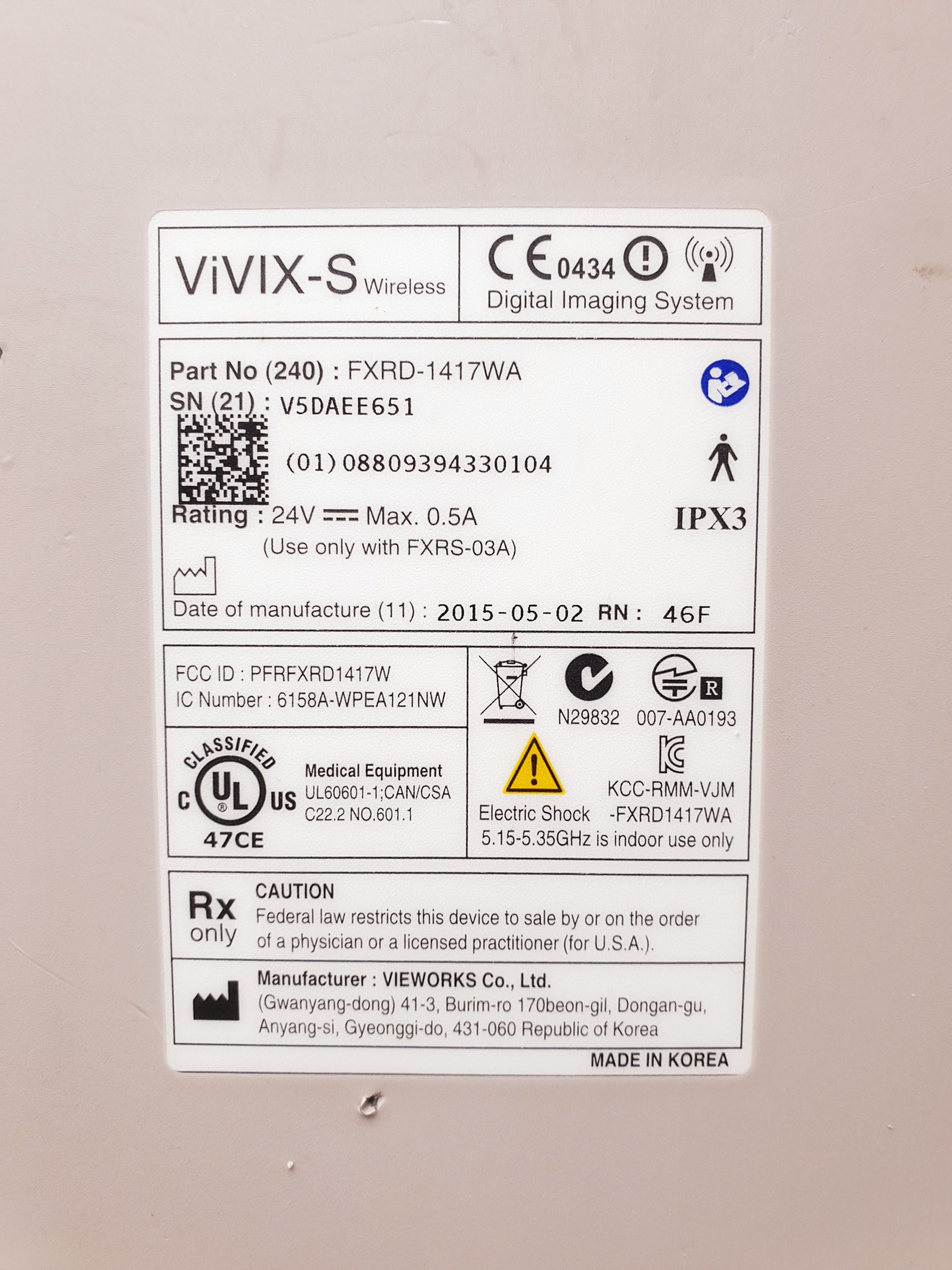 AGFA DX-D 40C Digitaler Detektor mit automatischer Belichtungserkennung mit einen AGFA Cisco 800 Series thumbnail 6