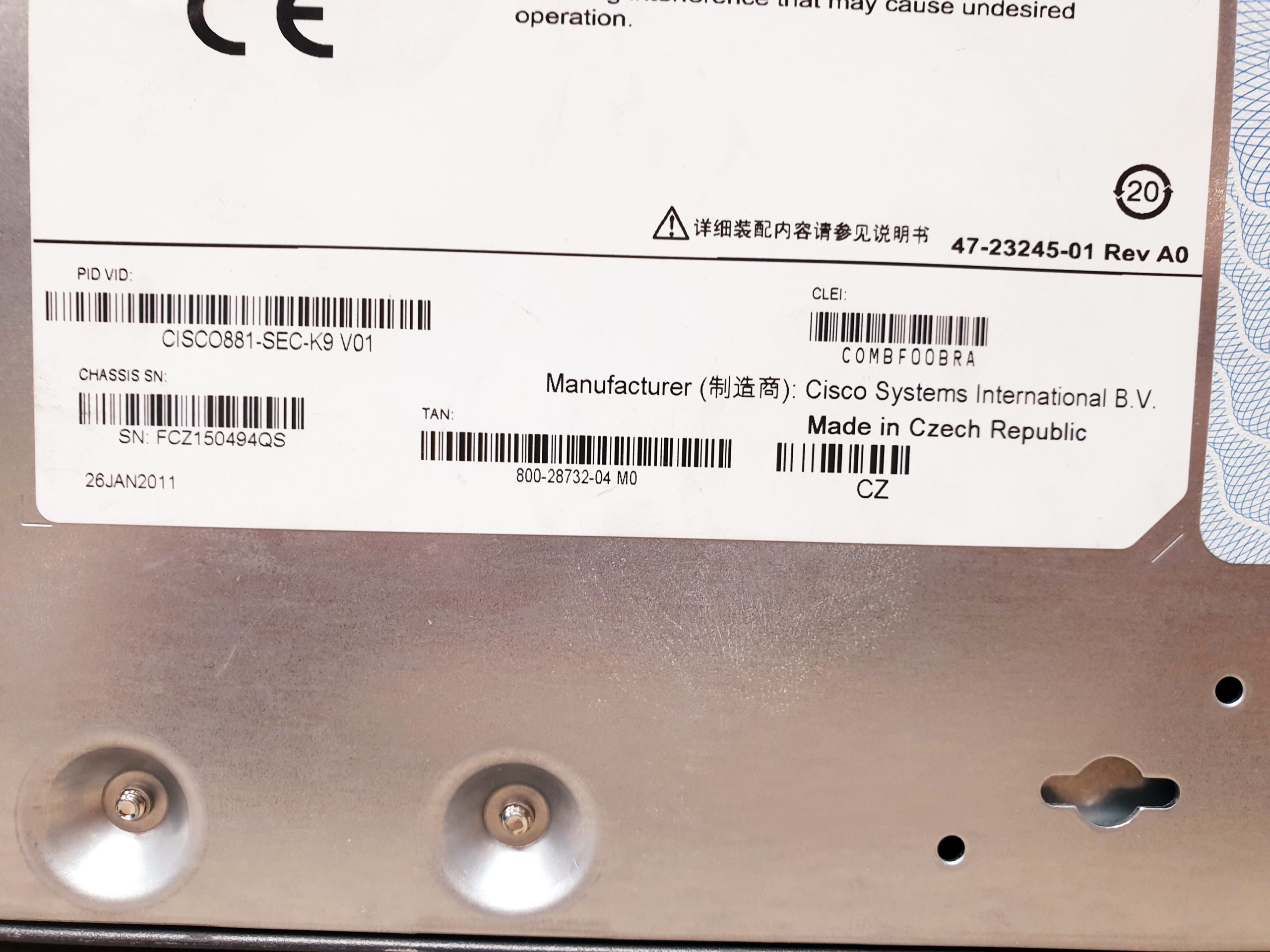 AGFA DX-D 40C Digitaler Detektor mit automatischer Belichtungserkennung mit einen AGFA Cisco 800 Series thumbnail 22