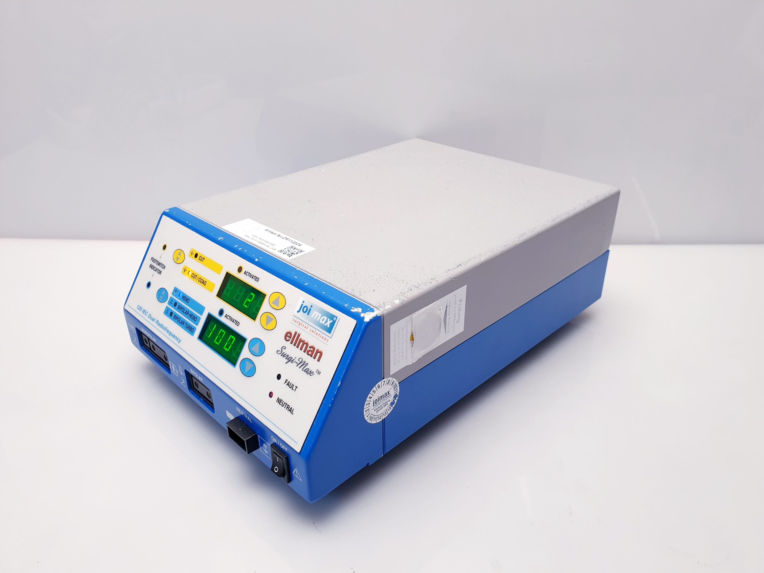 Ellman Surgi-Max 120 IEC Dual Radiofrequency Diathermy thumbnail 7
