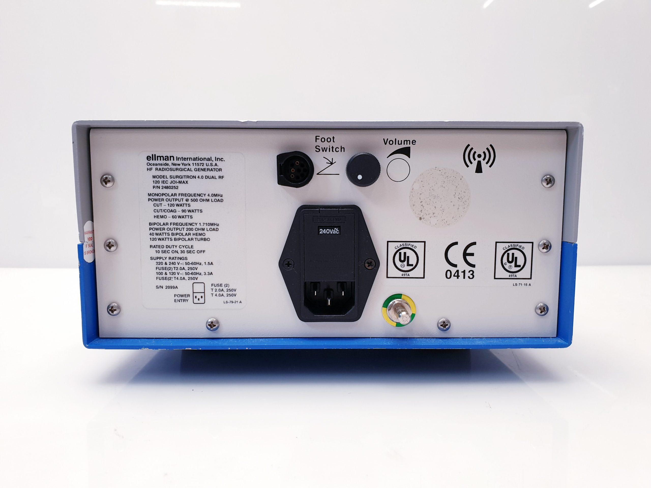 Ellman Surgi-Max 120 IEC Dual Radiofrequency Diathermy thumbnail 9