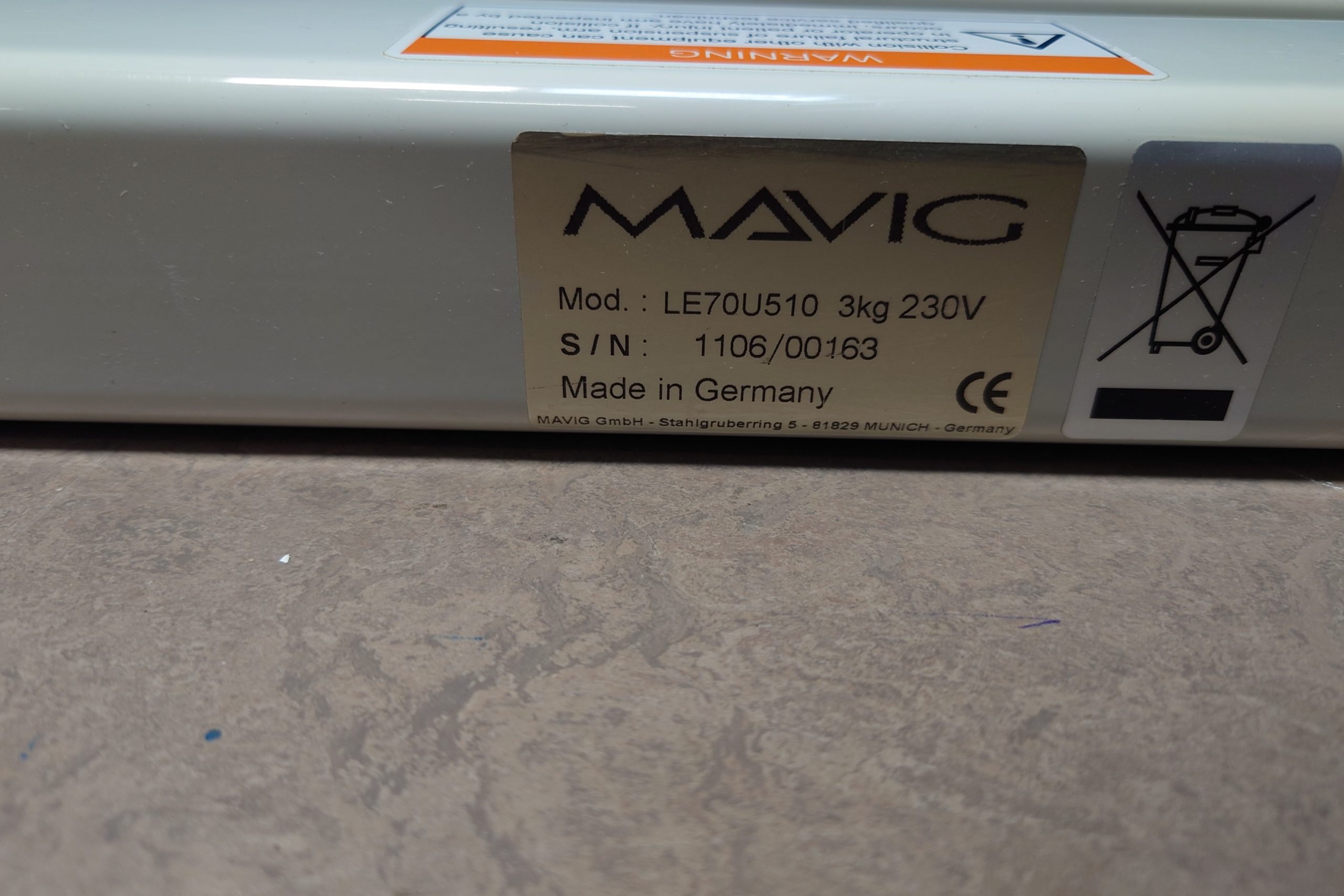 BP122022 Mavig LE70U510 Tragearm – Träger thumbnail 6