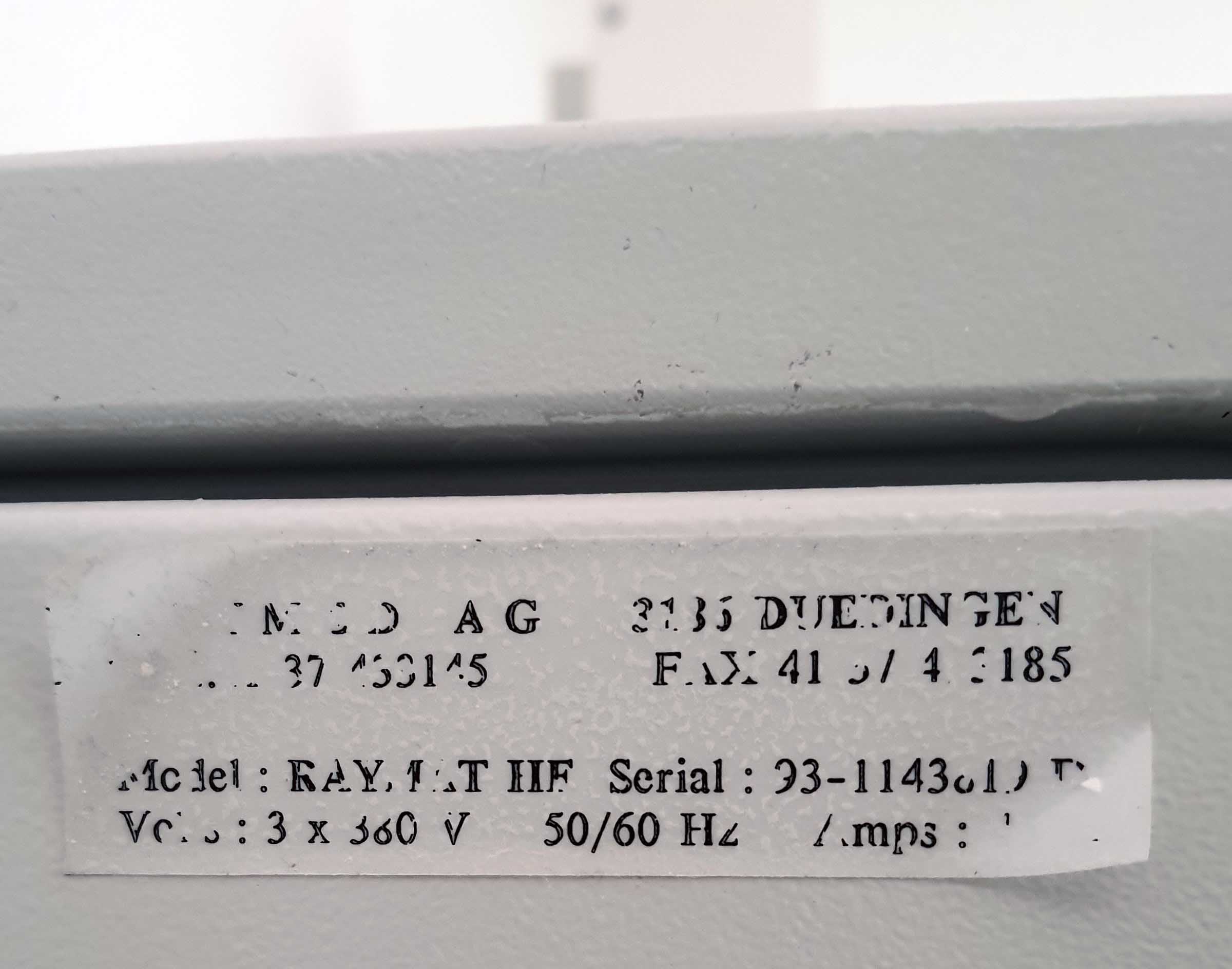 Raymat HF 60kW Hersteller Raymed AG (Examion ) Buckey System thumbnail 5
