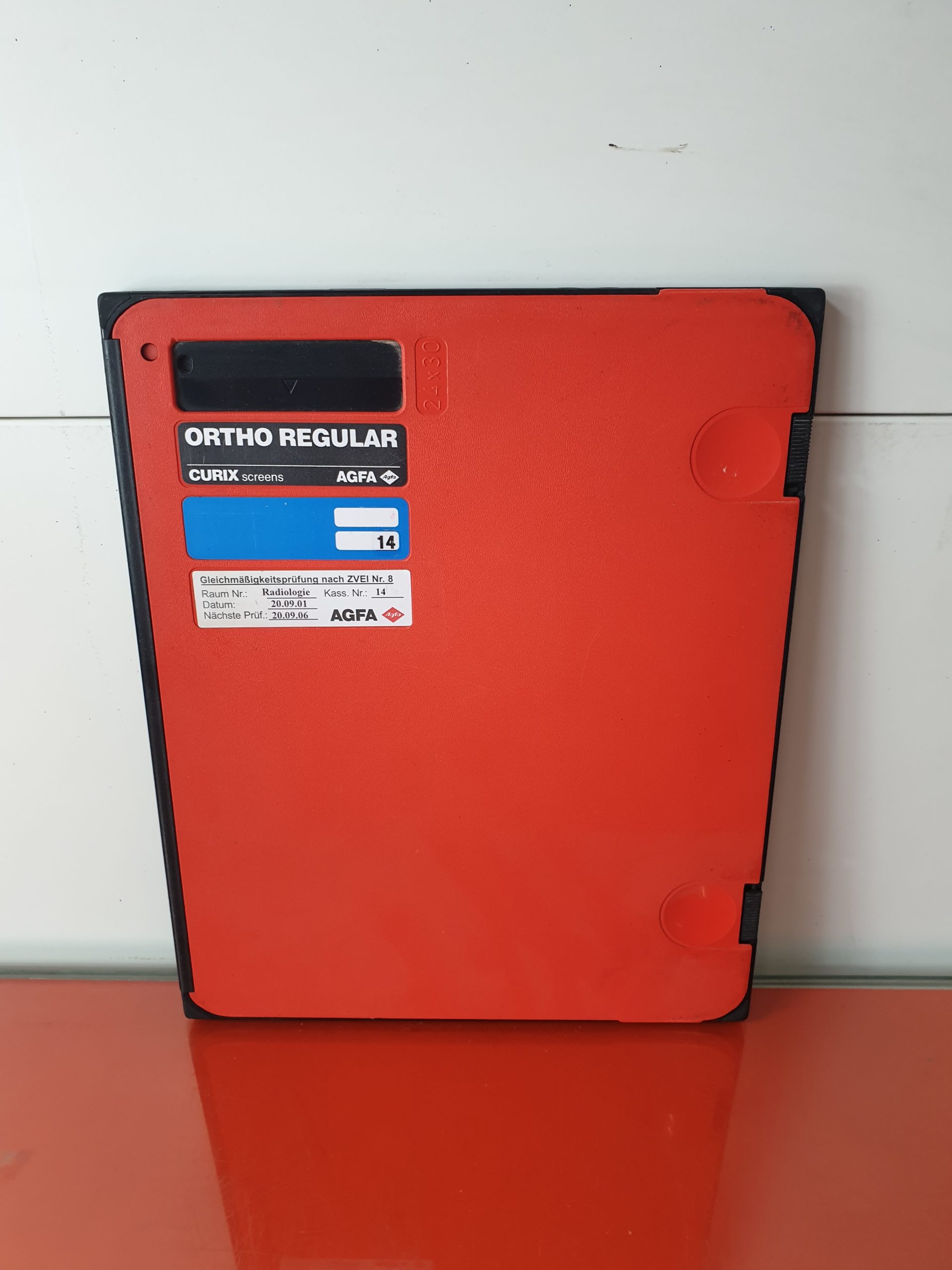 Agfa Ortho Regular Curix Screens 24×30 Kasette – Röntgenkasette thumbnail 3