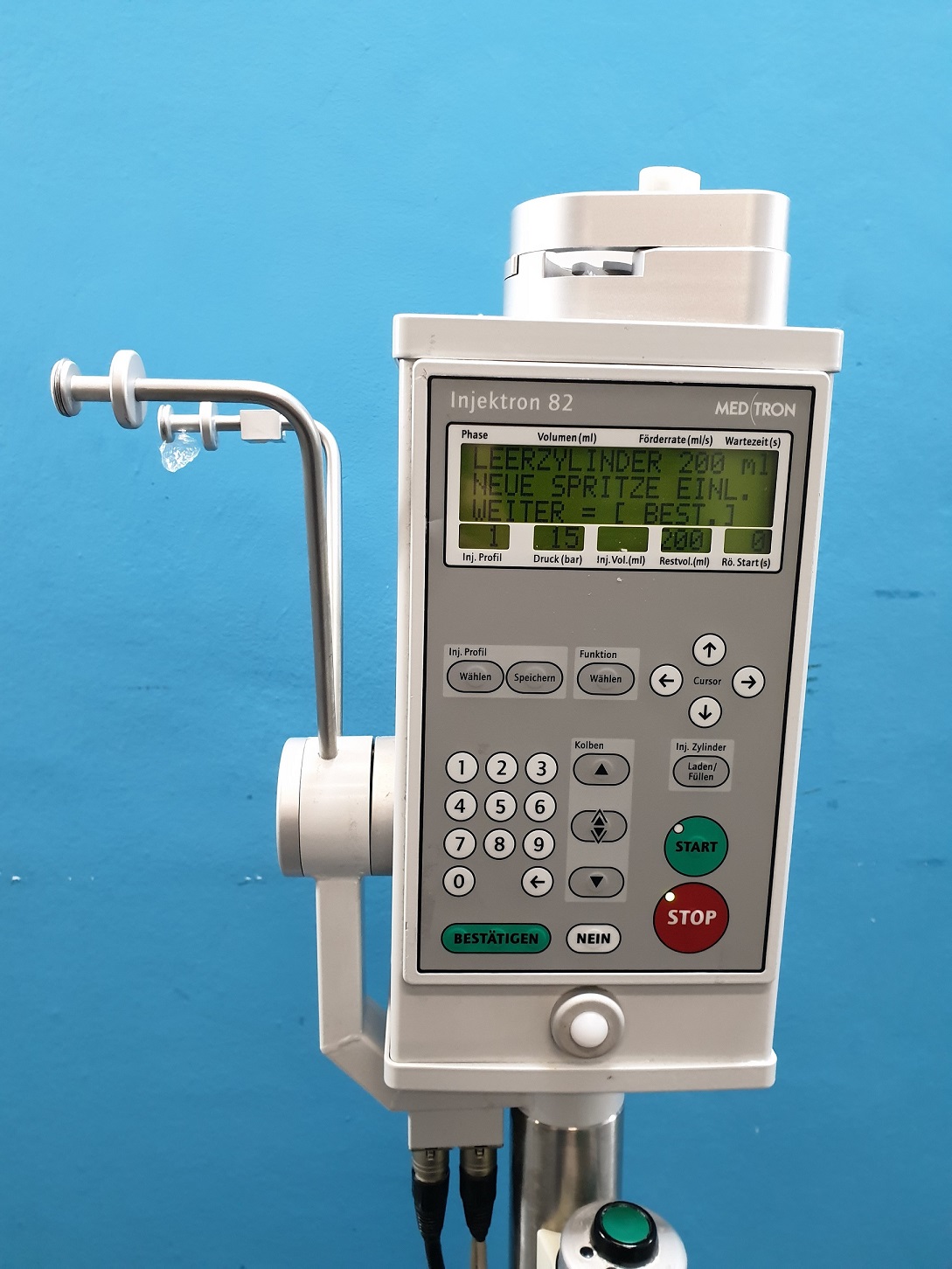 Medtron Injektron 82 Contrast Injection System/ Contrast Injector/ CT Imaging — image 1 of 15