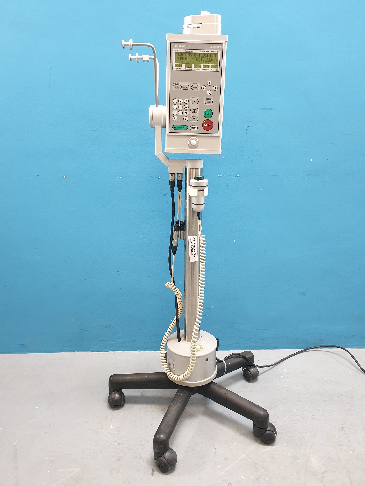 Medtron Injektron 82 Contrast Injection System/ Contrast Injector/ CT Imaging thumbnail 14