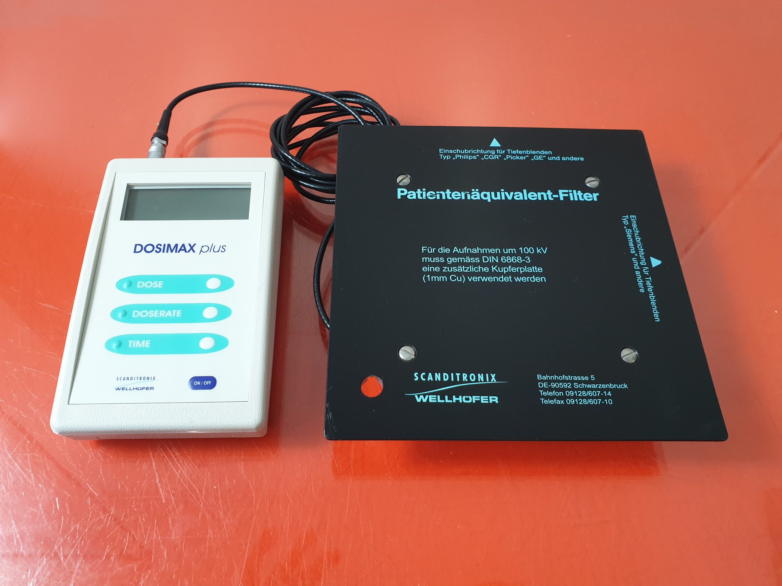 IBA Wellhöfer Dosimax Plus Prüfgerät Dosimetrie — image 1 of 6