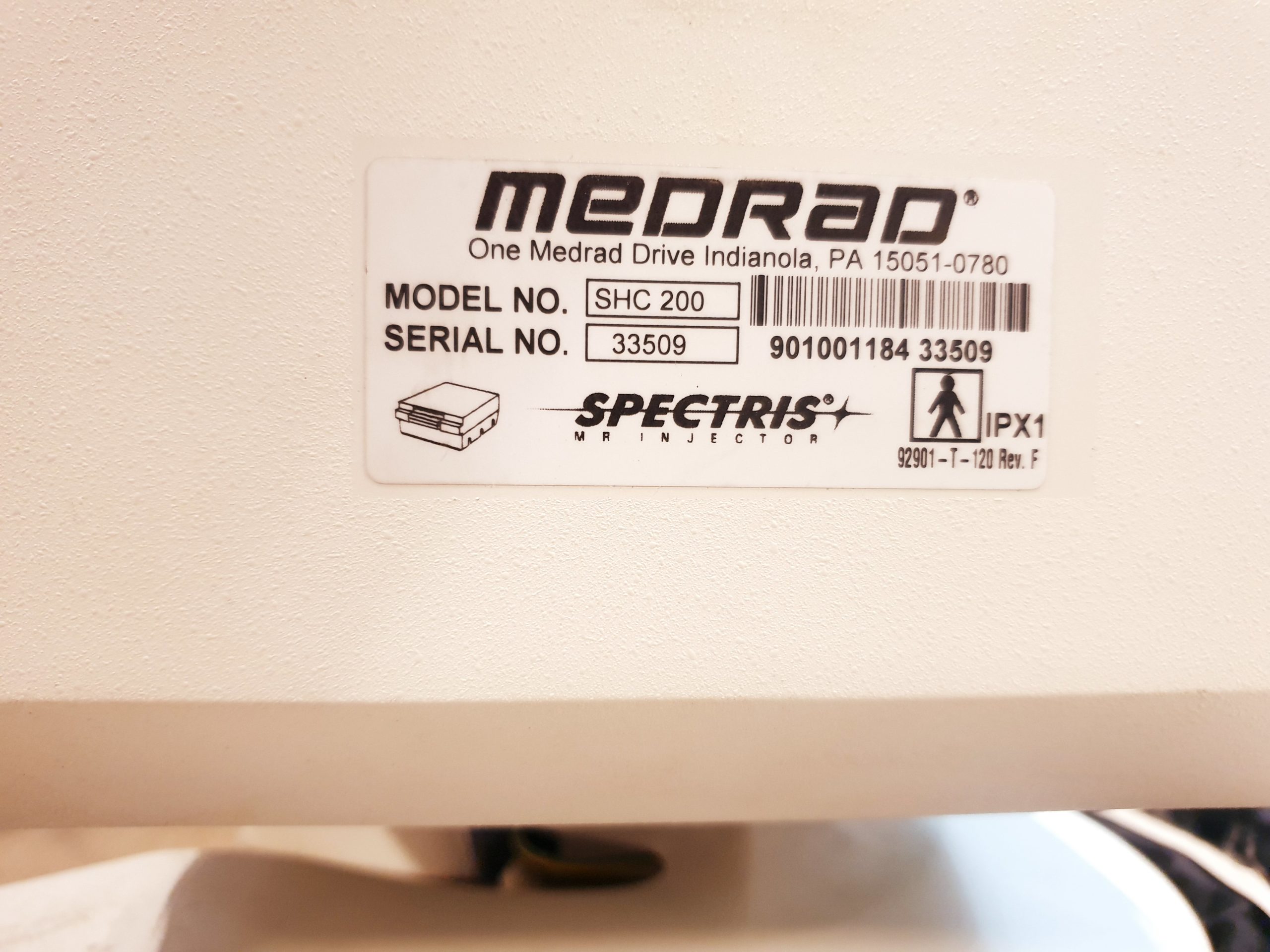 Medrad Spectris SHC200 and SHS 200 Injector System thumbnail 2